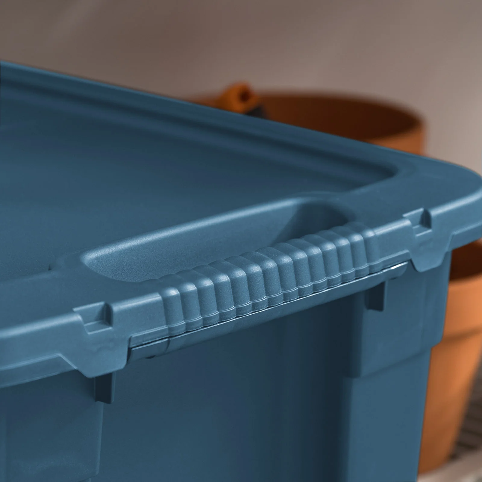 93Qt. Eco-Friendly Heavy Duty Totes for Storage with Easy-Grip Handles, 4 Pack - Image 6