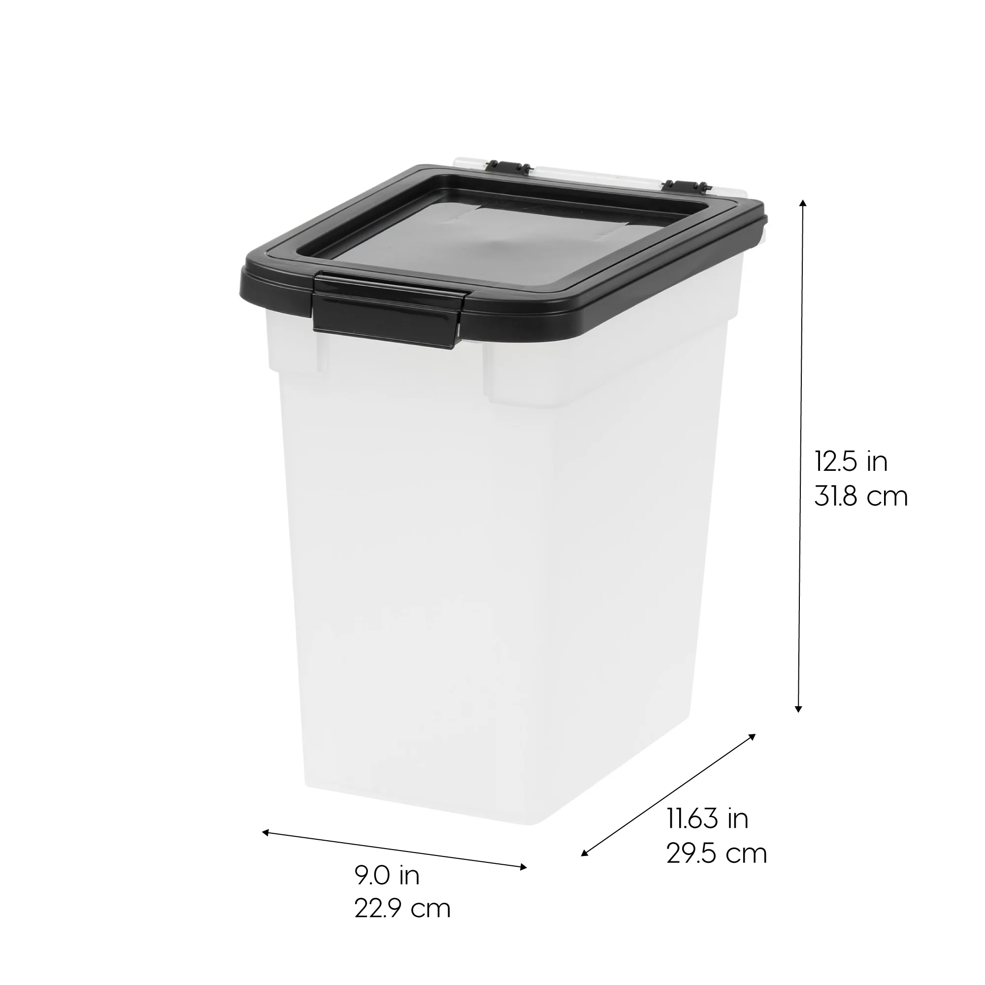 Airtight Dog Food Storage Container with Wheels 2 pack, Up to 10 lbs - Image 3