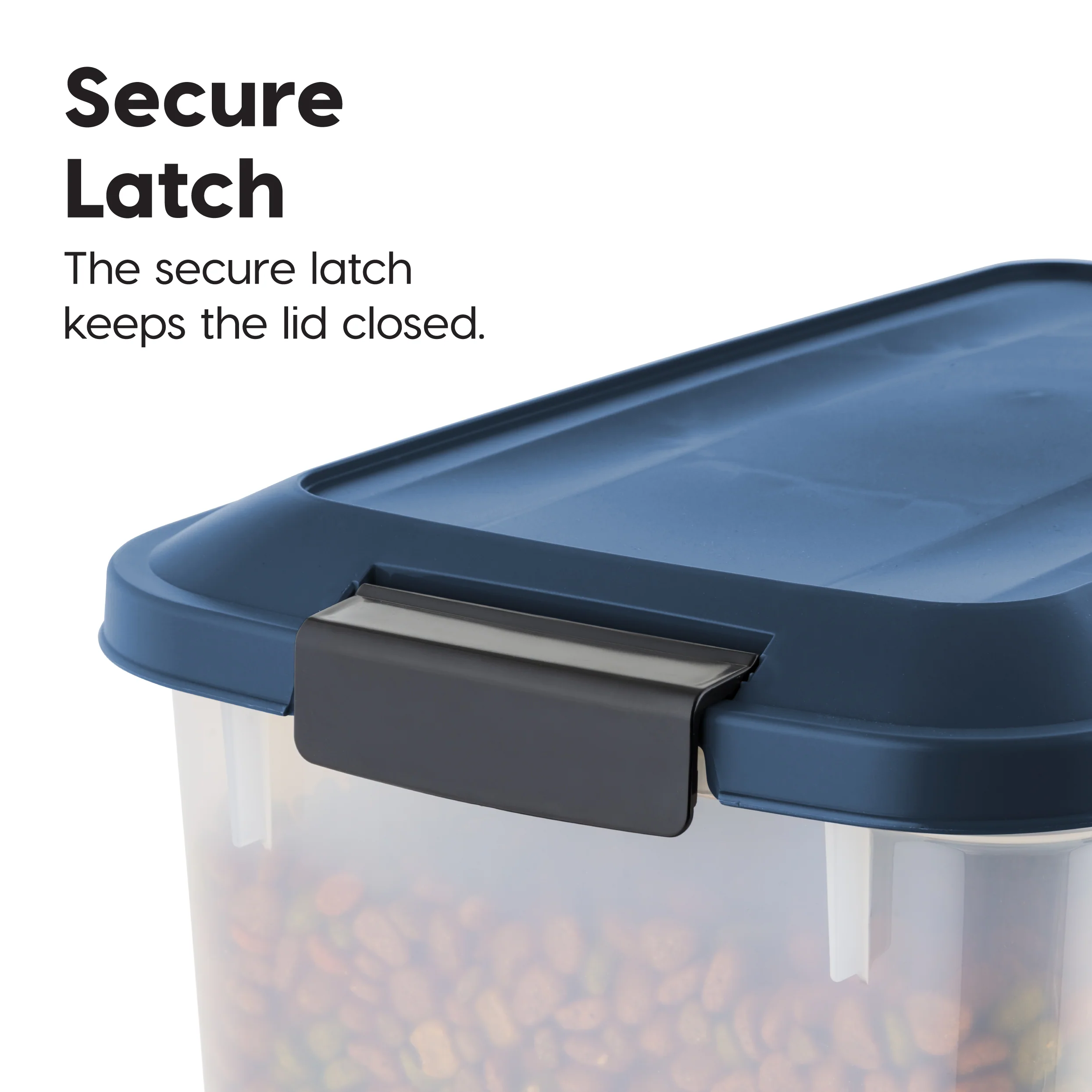 Airtight Stackable Pet Food Storage Container Up to 14 lbs with a Scoop, 2 Pack - Image 7