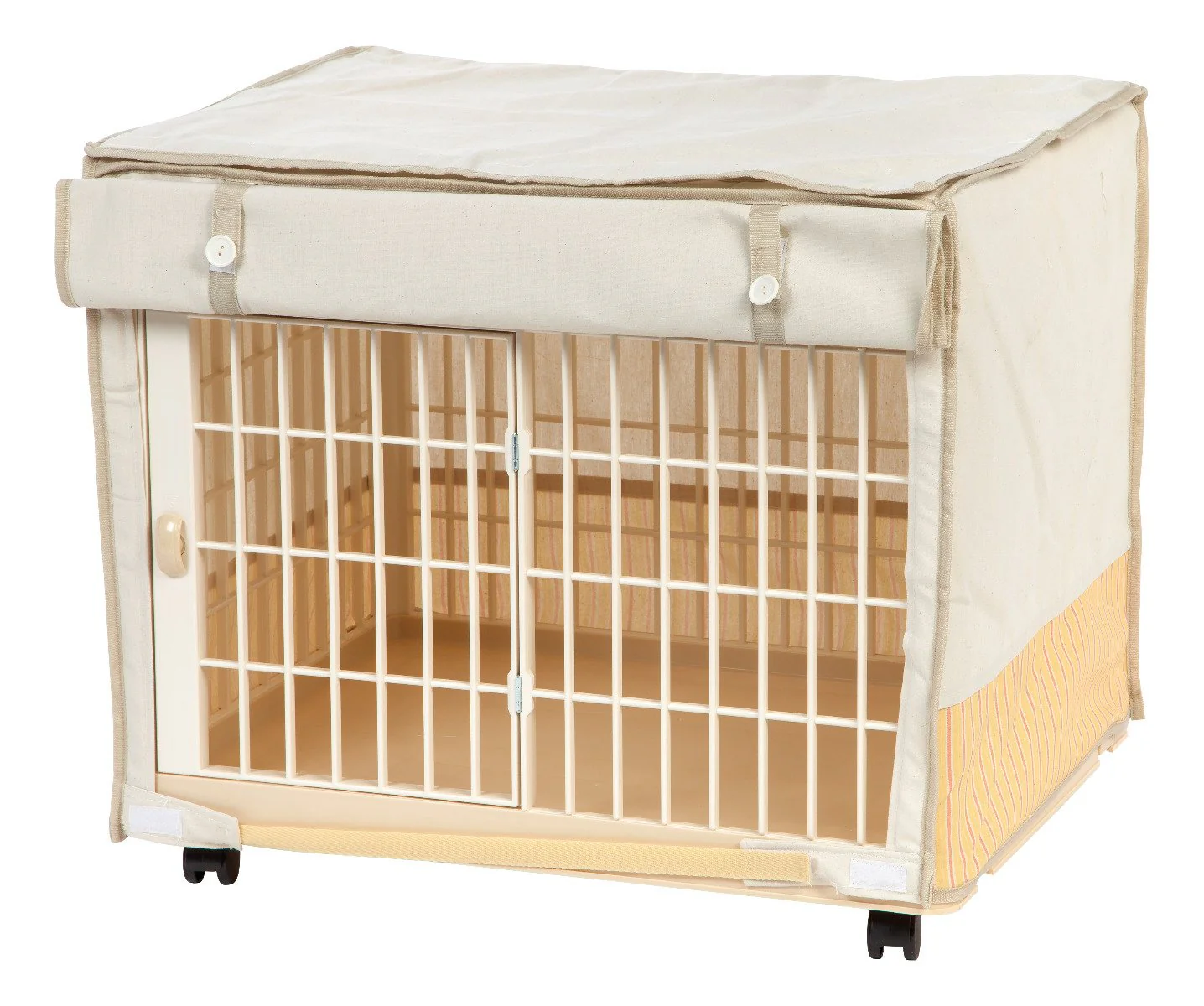 Animal Cage with Canvas Cover - Extra Small - Image 2
