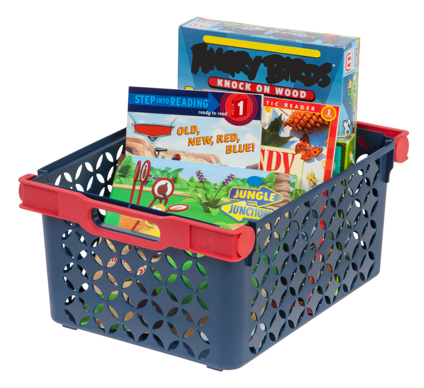 Boy's Large Decorative Basket, 8 Pack, Blue - Image 2