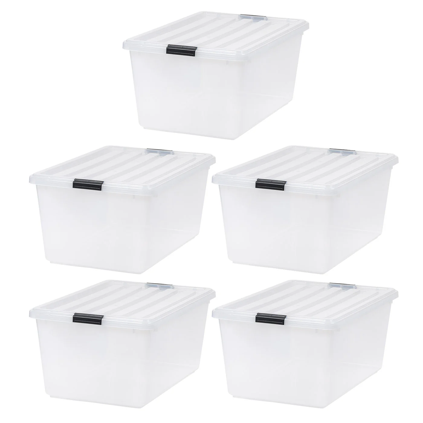 Buckle Down Storage Box - 68 QT 5 Pack