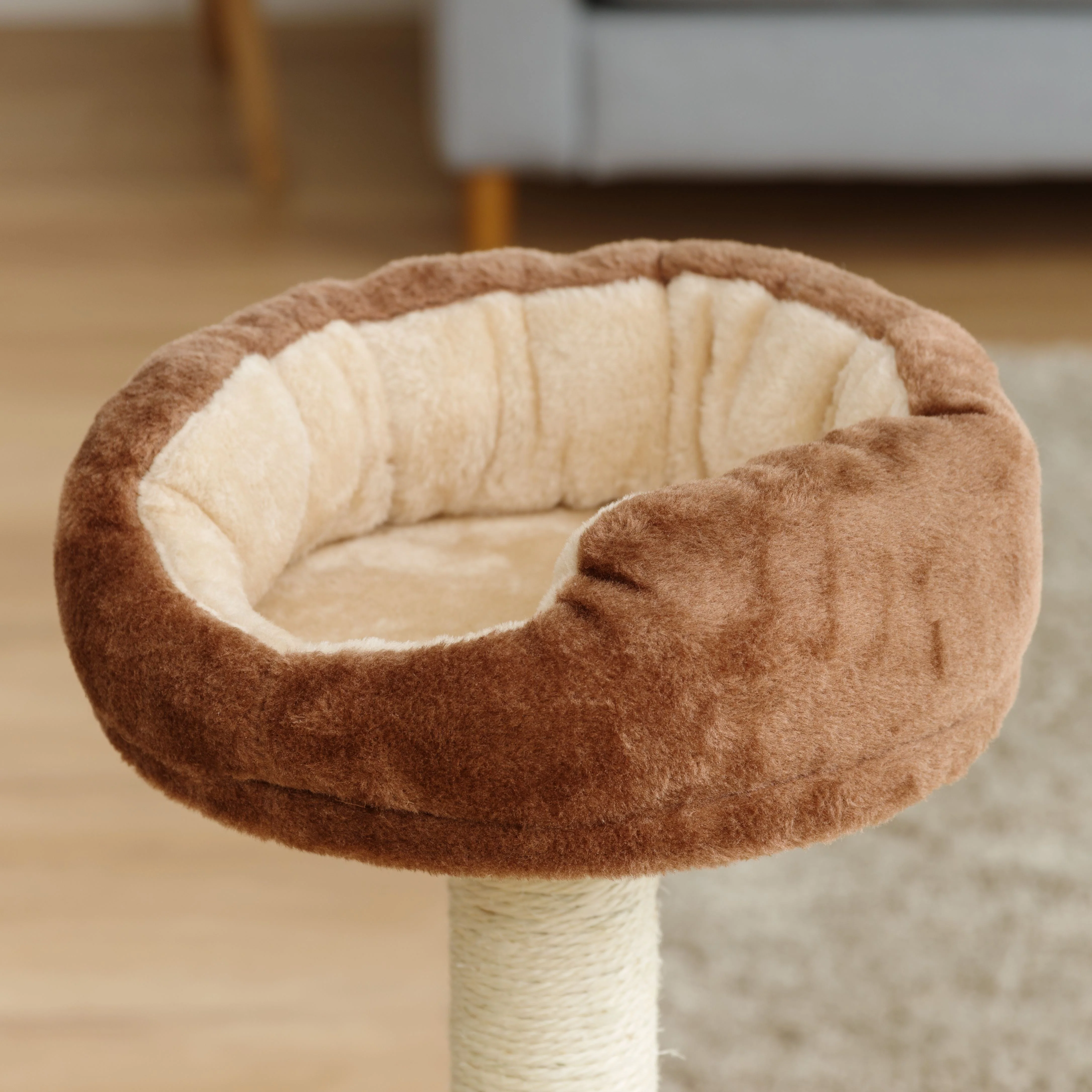 Cat Tree - 3 Tier - Beige - Image 2