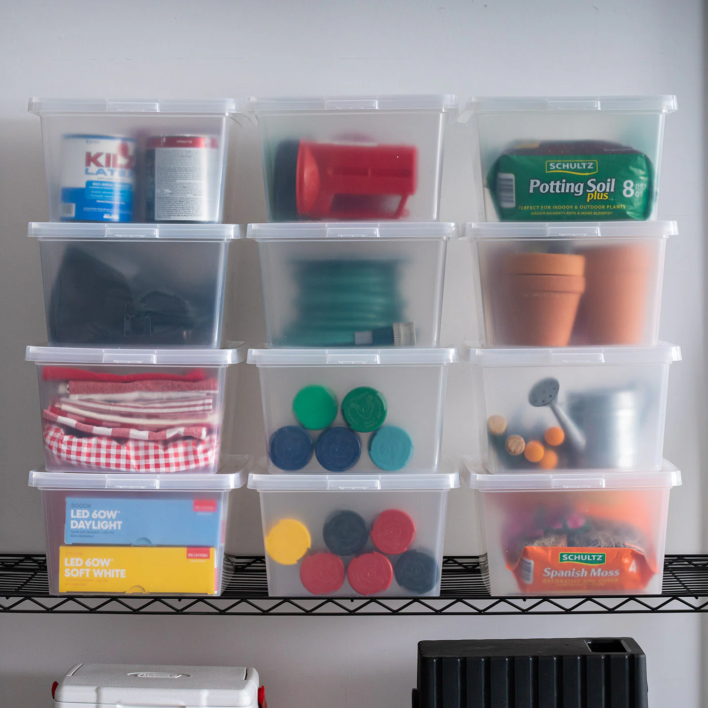 Clear Storage Box 12 Pack - 17 QT - Image 6
