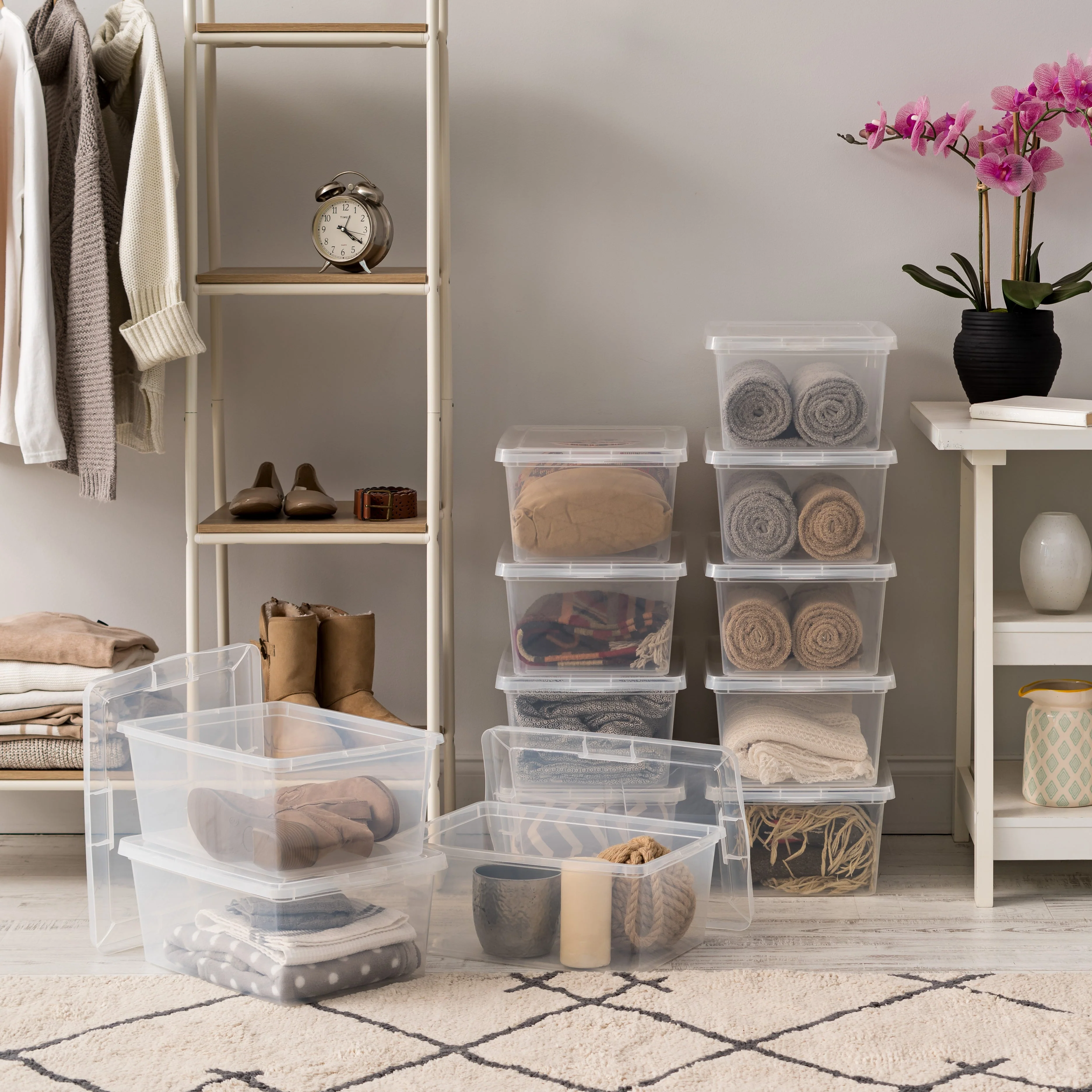 Clear Storage Box - 17 QT - 12 Pack - Image 4