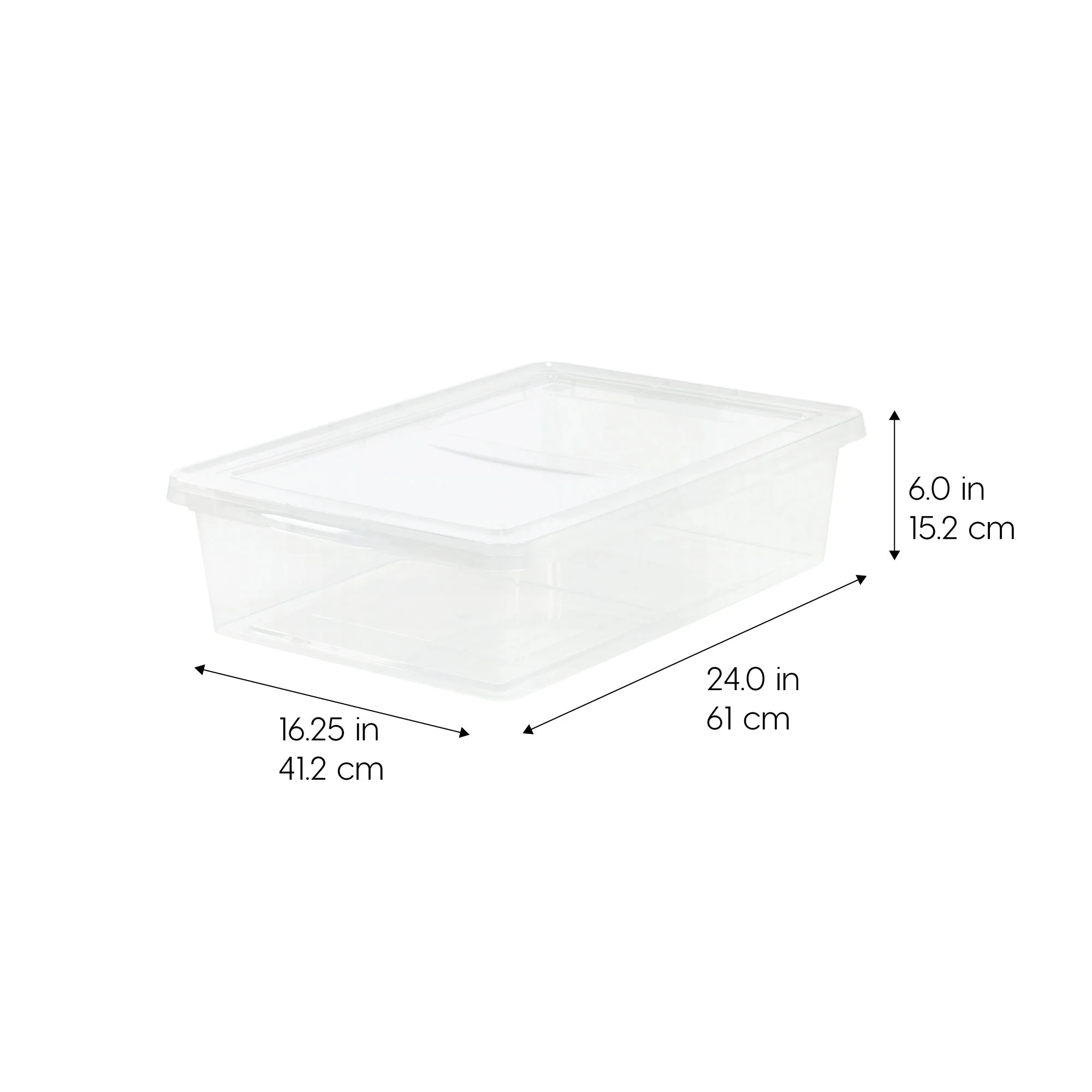 Clear Storage Box - 28 QT, 10 Pack - Image 3