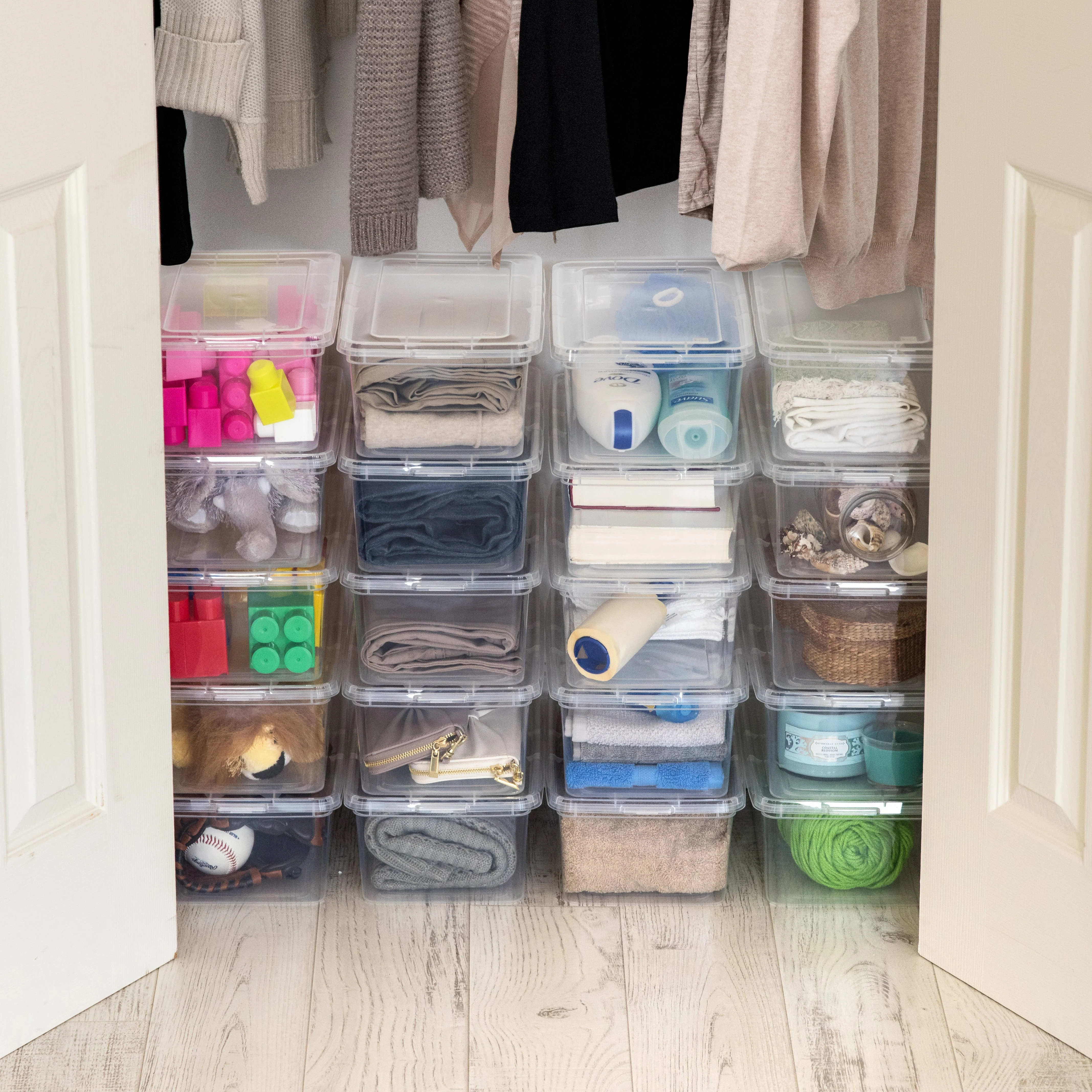 Clear Storage Box - 5 QT - 20 Pack - Image 3