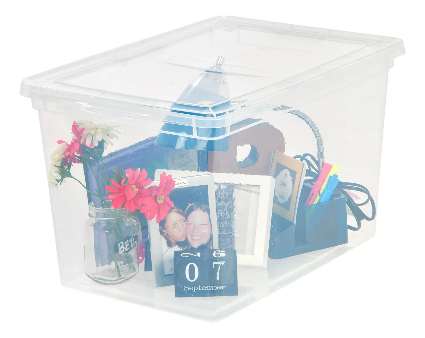 Clear Storage Box - 68 QT - Image 9