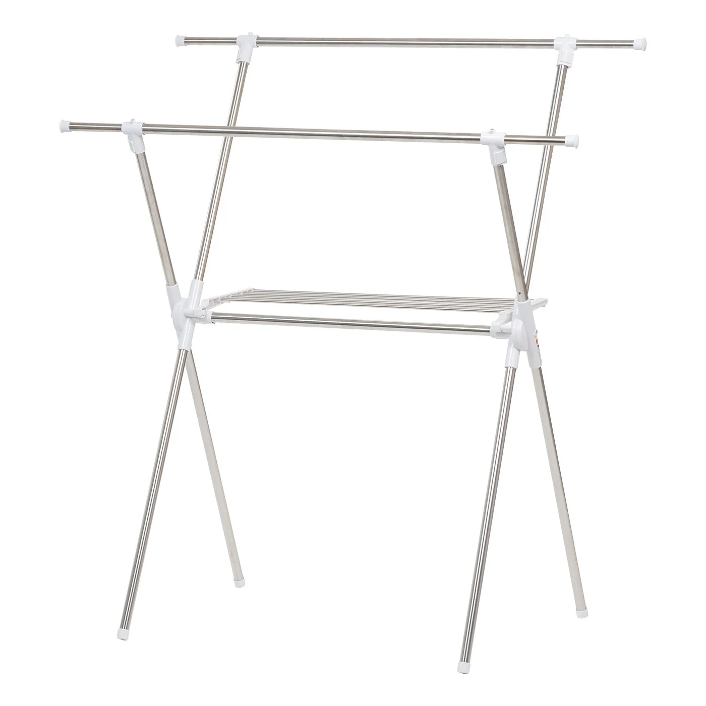 Clothes Foldable Drying Rack with Extendable Rods