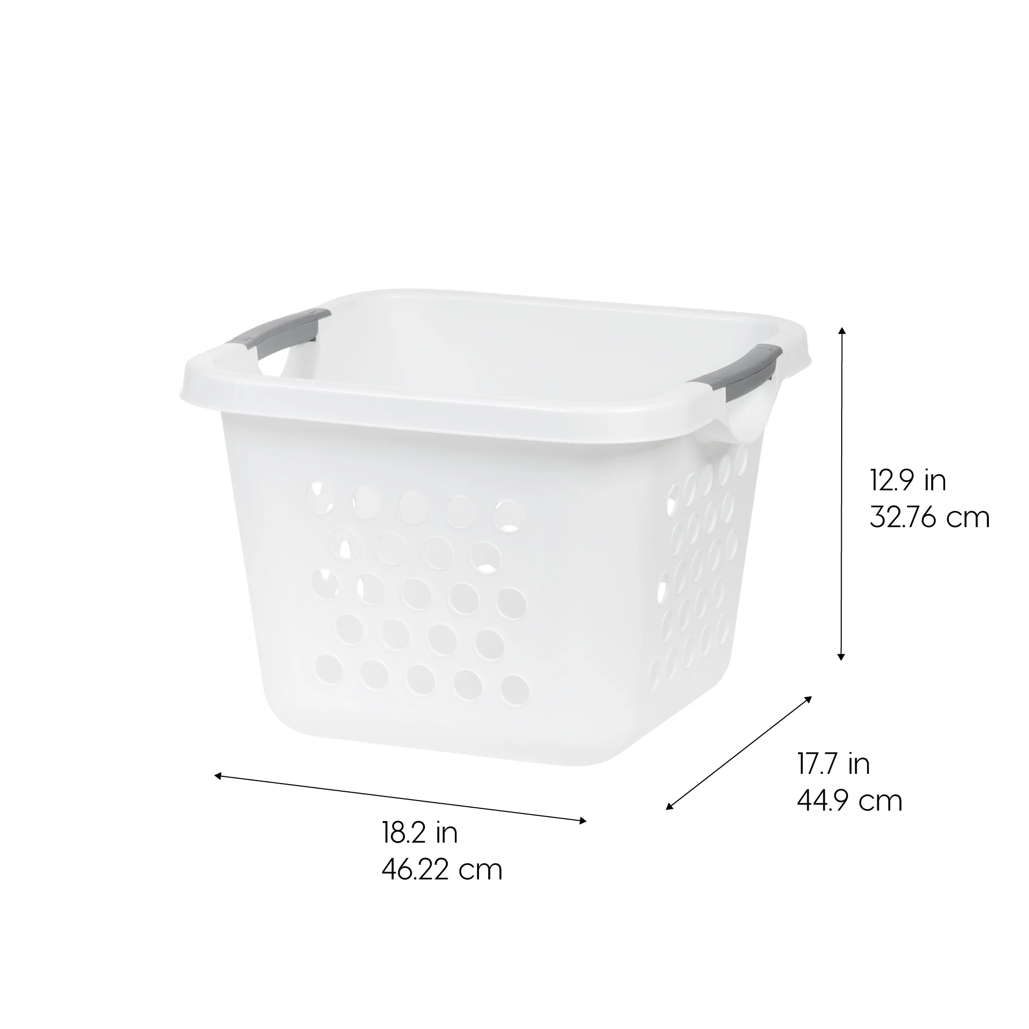 Compact Laundry Basket/Hamper 30L, 4 Pack - Image 2