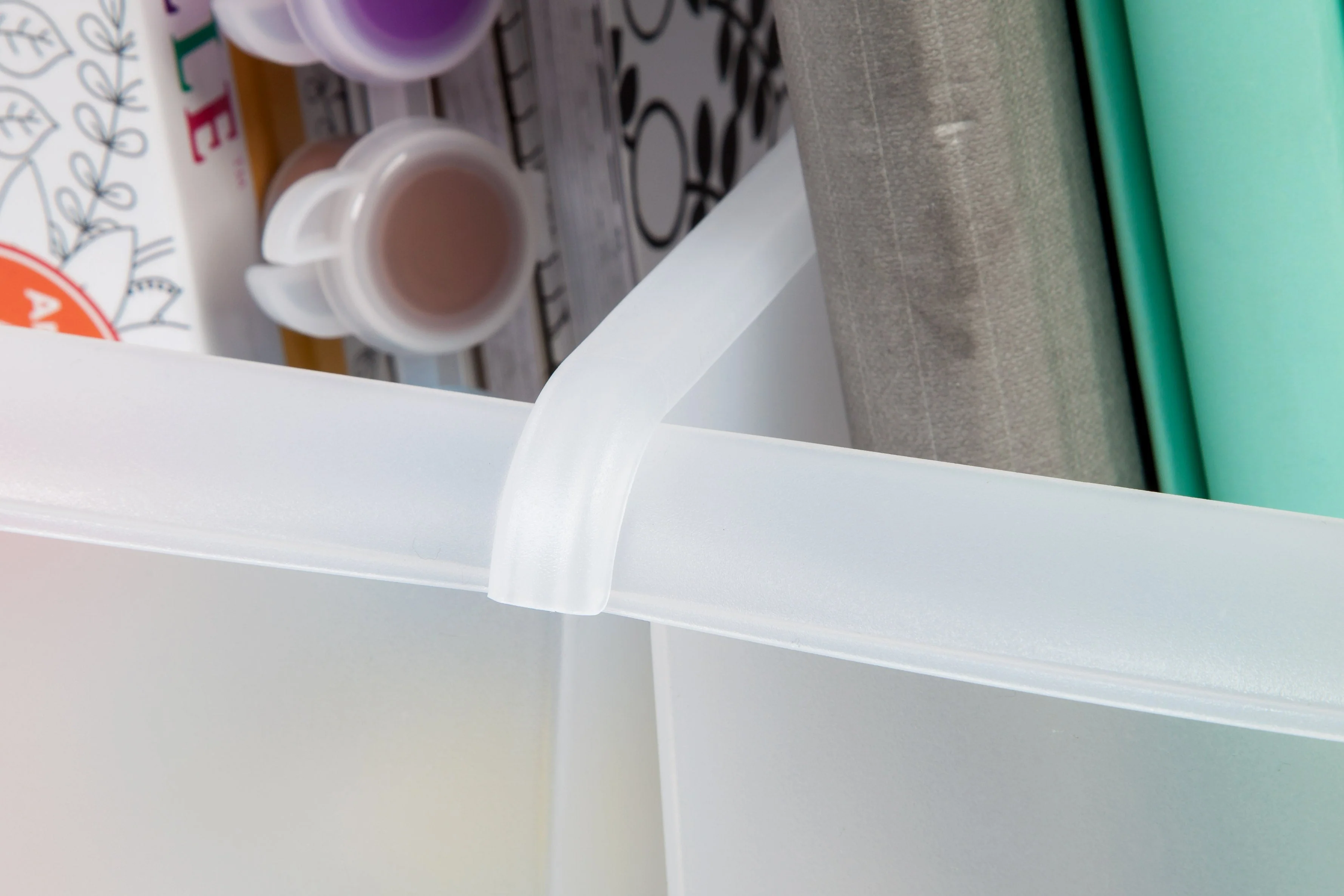 Connecting Book Bin, 8 Pack, Clear - Image 4