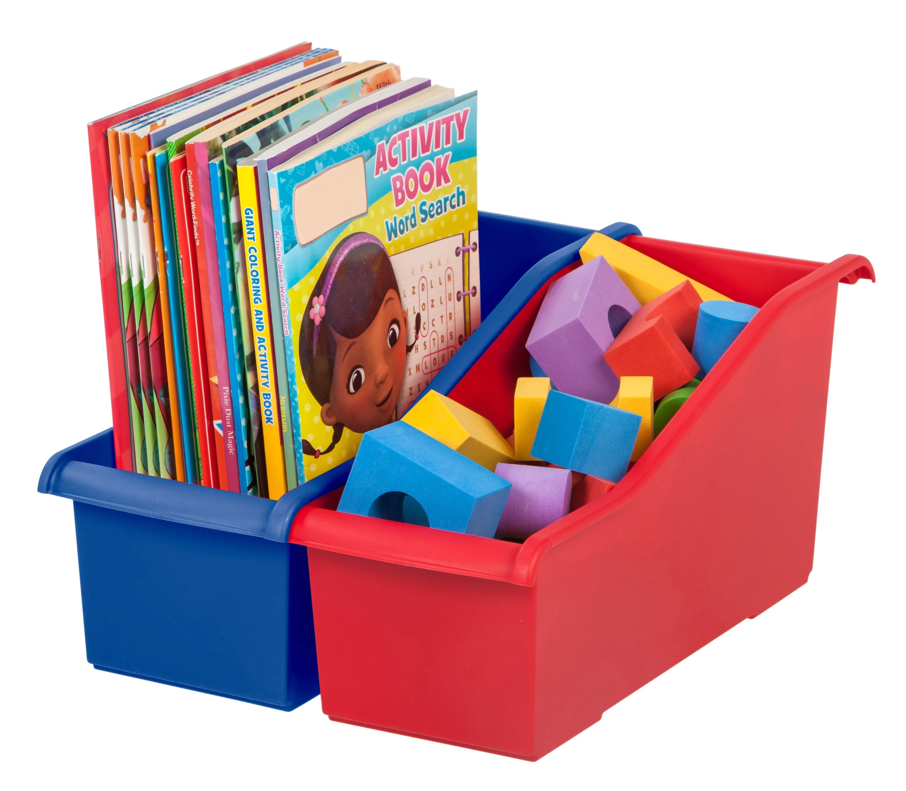 Connecting Book Bin, Red or Blue - Image 5