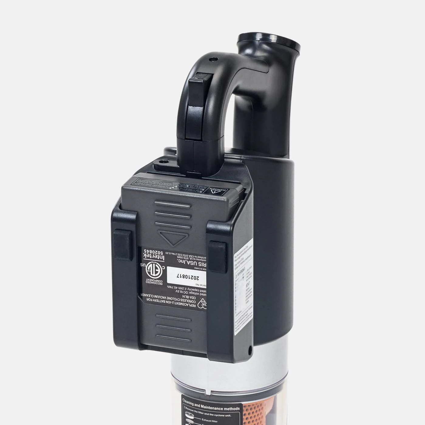 Cordless Stick Vacuum Cleaner with Replaceable Rechargeable Battery - Image 14