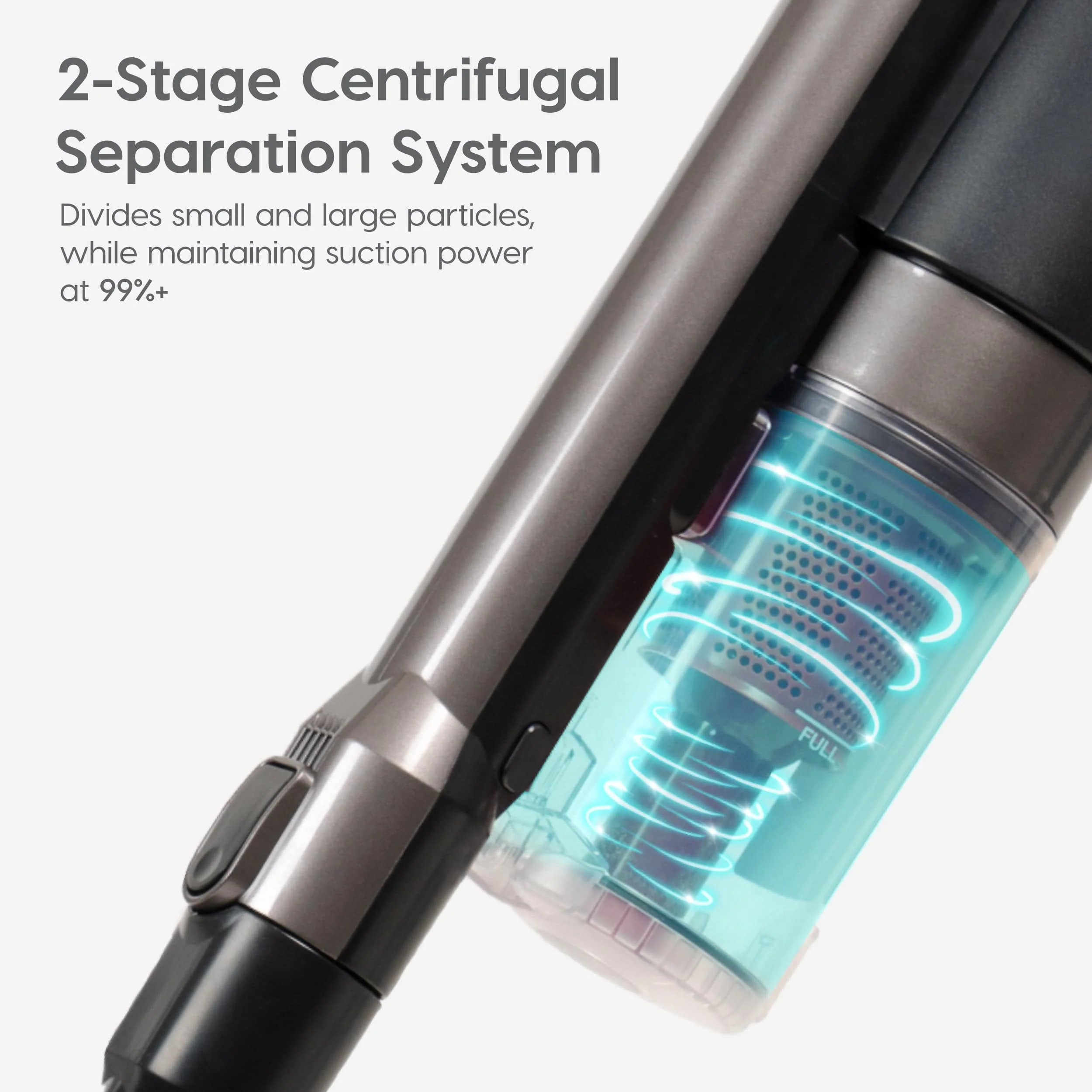 Cordless Stick Vacuum Cleaner with Replaceable Rechargeable Battery - Image 3
