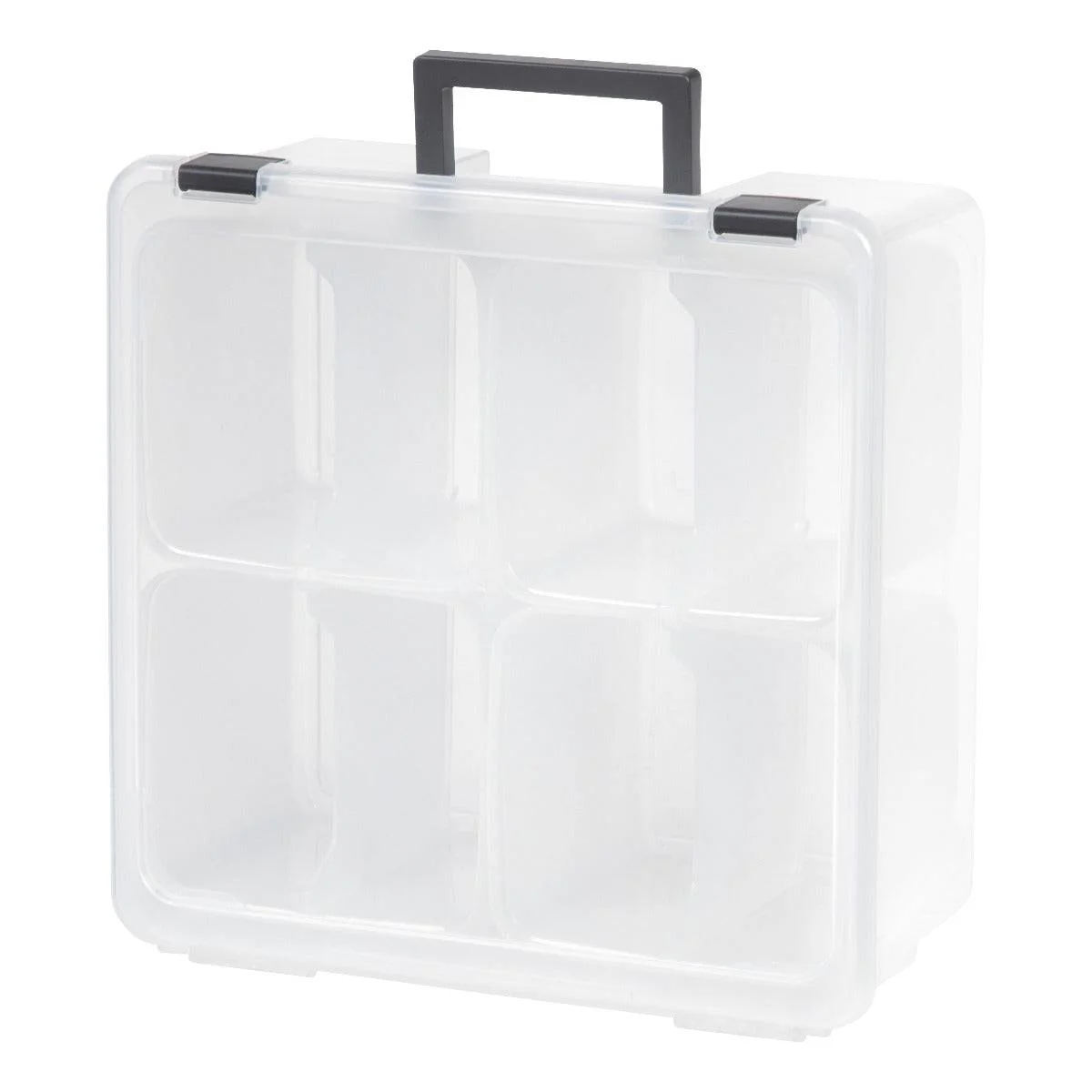 Divided Craft Bin, Clear - Image 4