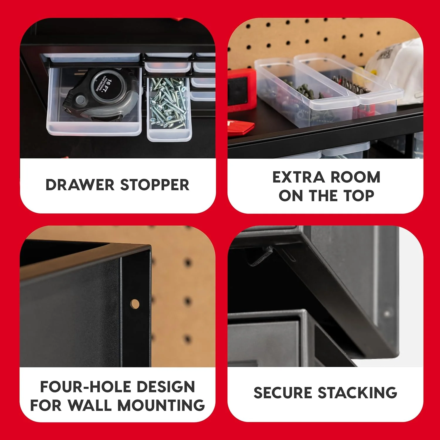 Drawer Parts Cabinet - 26-Drawer (2 Pack) - Image 4