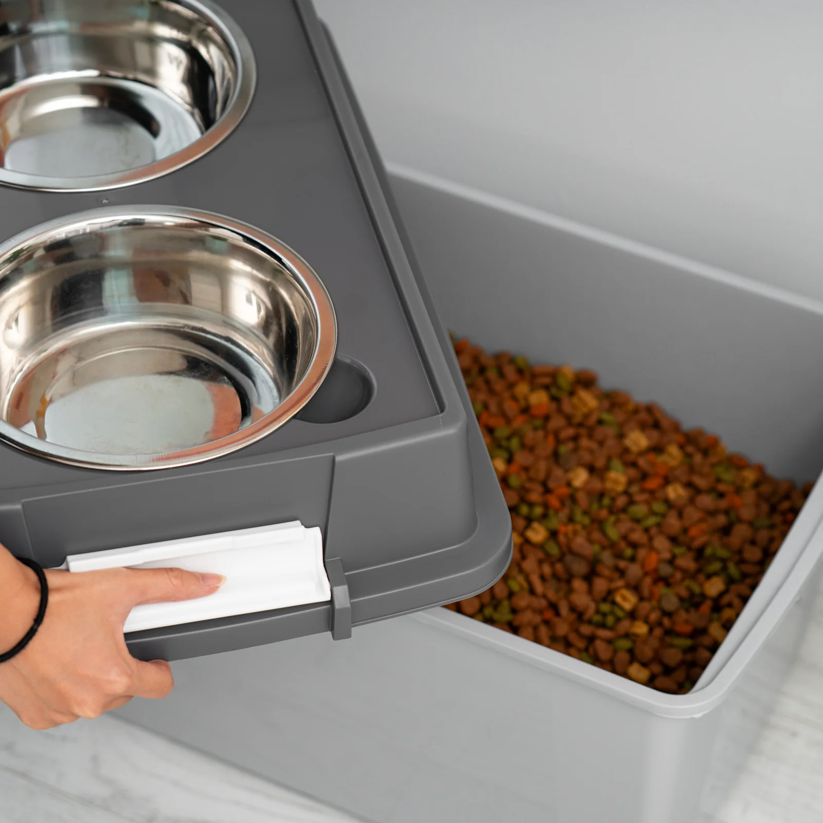 Elevated Feeder with Airtight  Storage - Large - Image 9