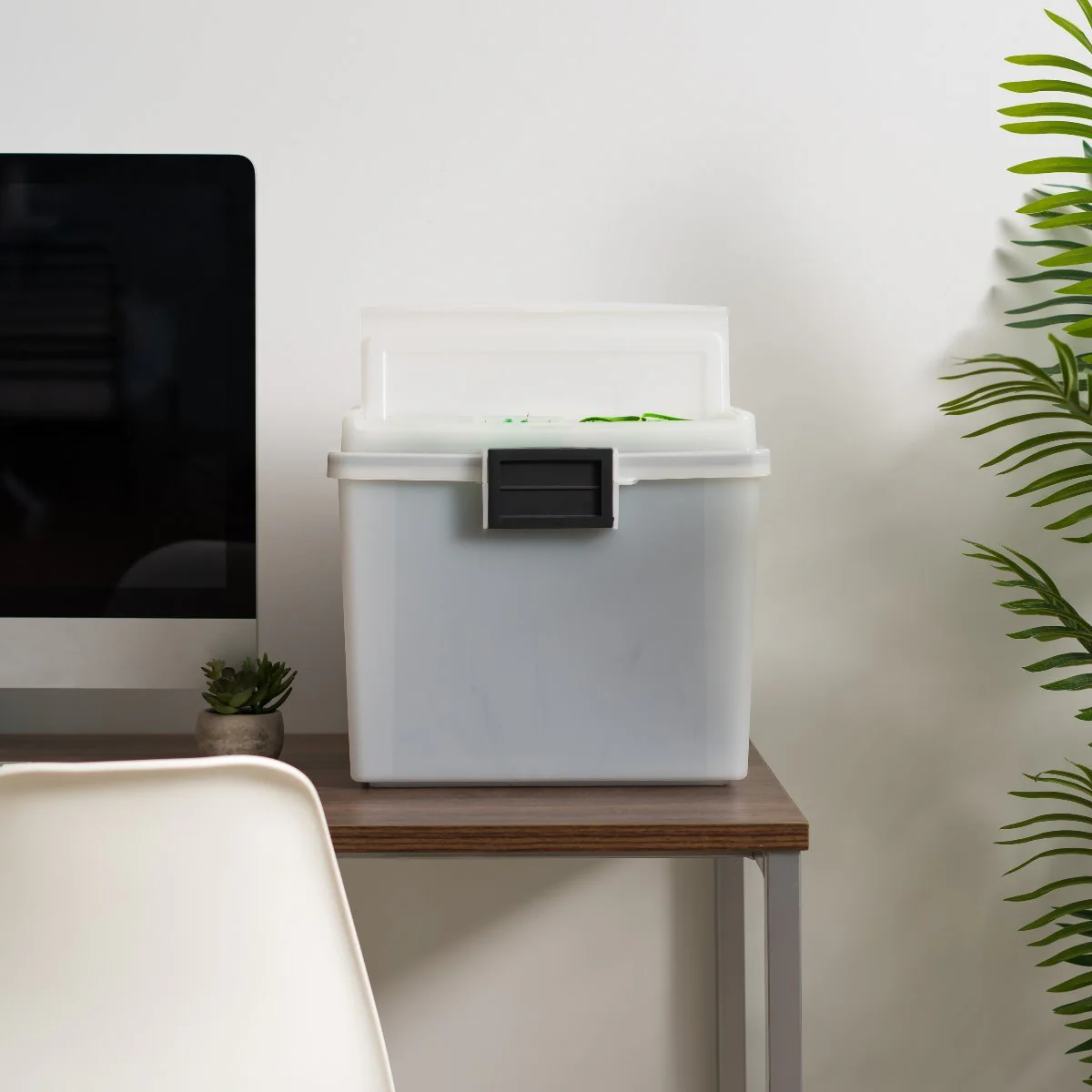 File Box (Letter) with Handle and Organizer, WeatherPro® - 19 QT - Gasket Box - Image 14