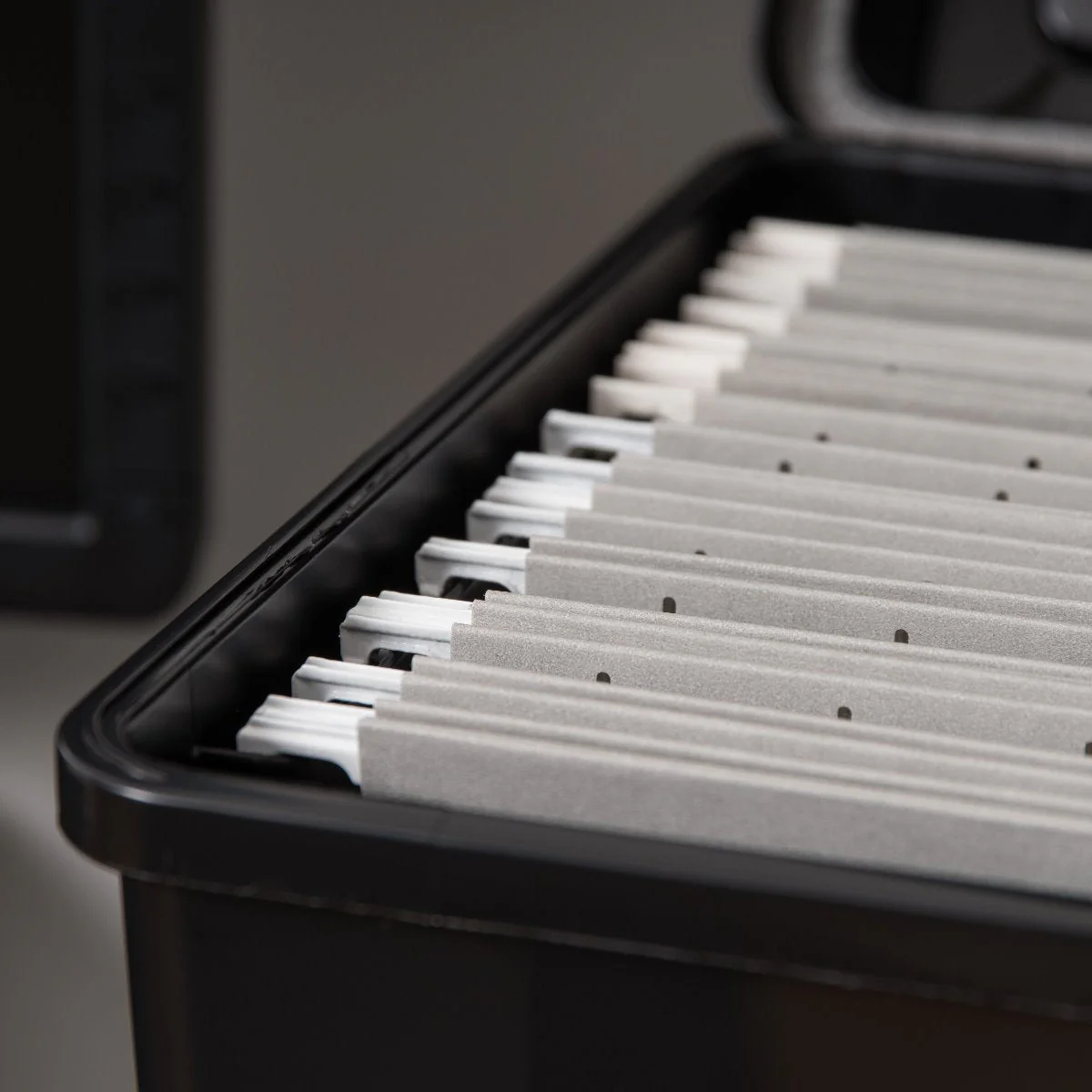 File Box (Letter) with Handle and Organizer, WeatherPro® - 19 QT - Gasket Box - Image 18