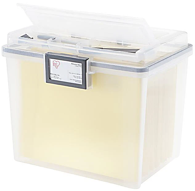 File Box (Letter) with Handle and Organizer, WeatherPro® - 19 QT - Gasket Box - Image 23