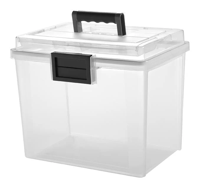 File Box (Letter) with Handle and Organizer, WeatherPro® - 19 QT - Gasket Box - Image 24