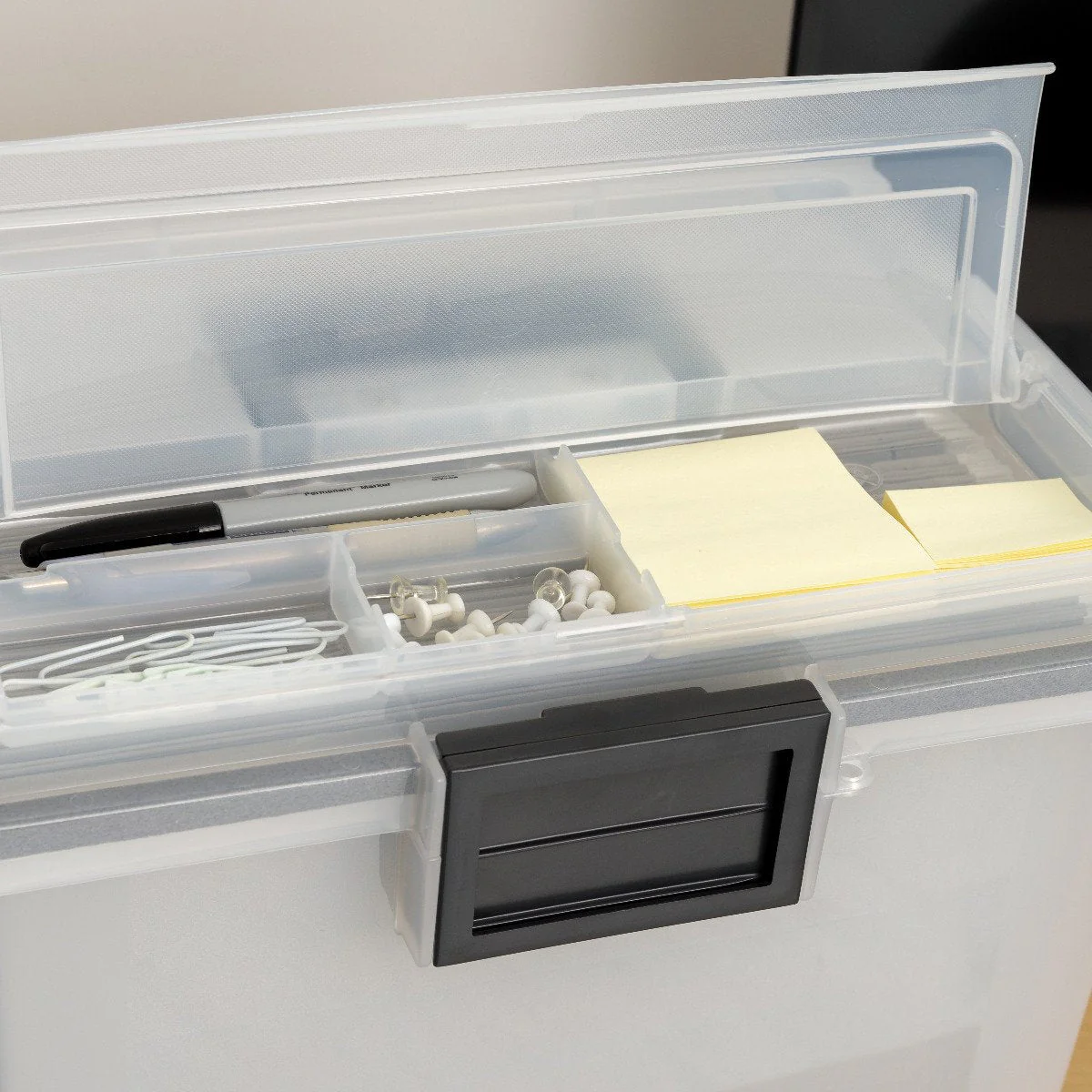 File Box (Letter) with Handle and Organizer, WeatherPro® - 19 QT - Gasket Box - Image 29