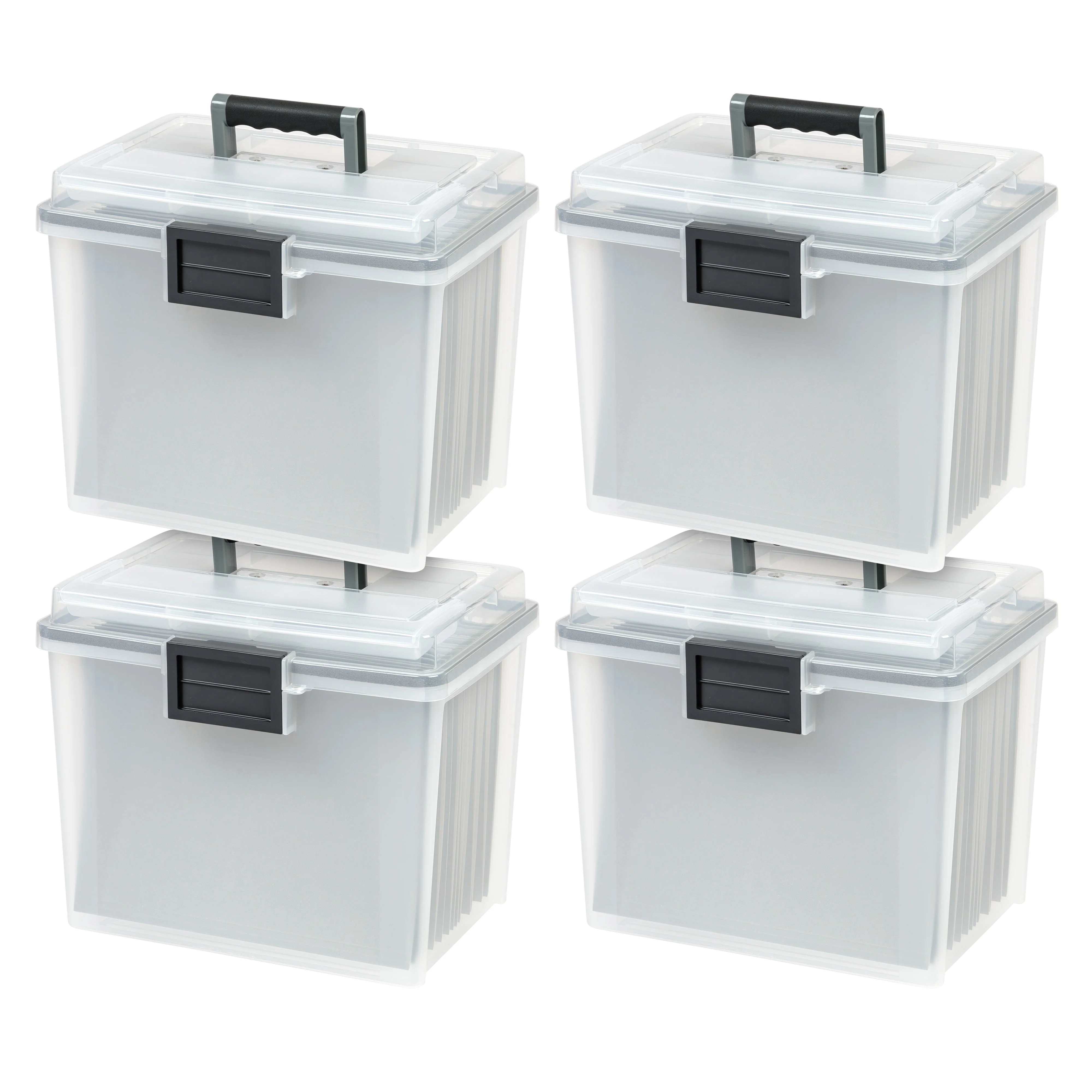 File Box (Letter) with Handle and Organizer, WeatherPro® - 19 QT - Gasket Box - Image 31