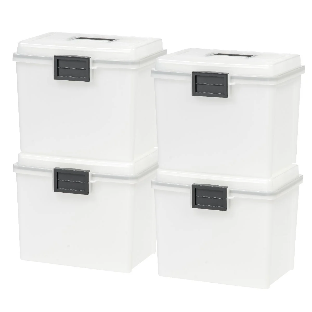 File Box (Letter) with Handle and Organizer, WeatherPro® - 19 QT - Gasket Box - Image 7