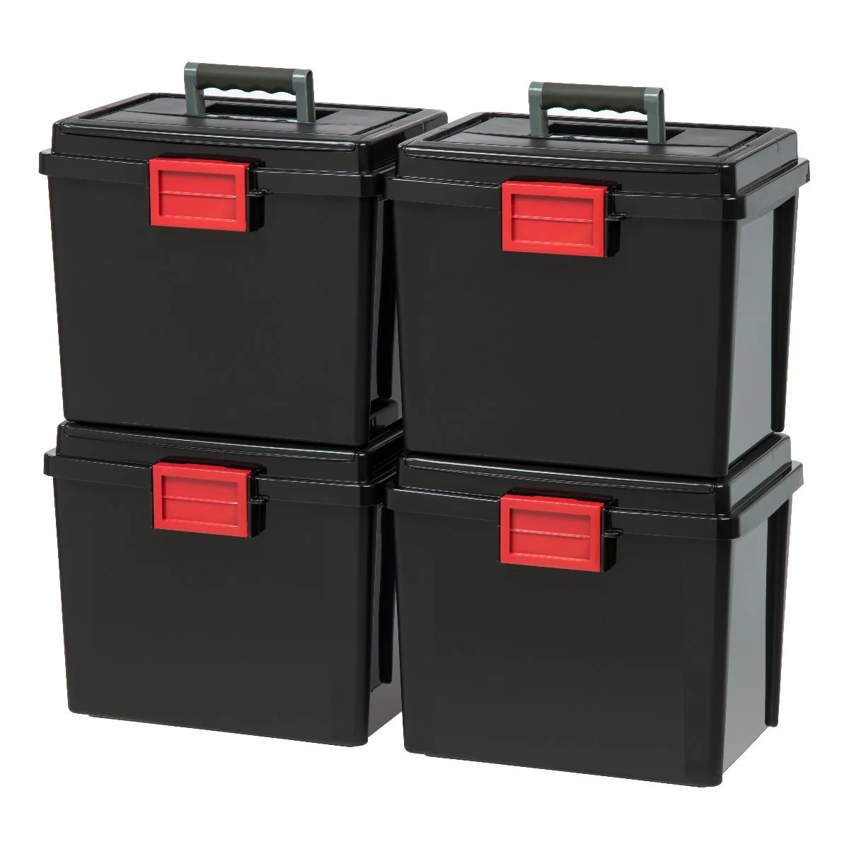 File Box (Letter) with Handle and Organizer, WeatherPro® - 19 QT - Gasket Box - Image 8