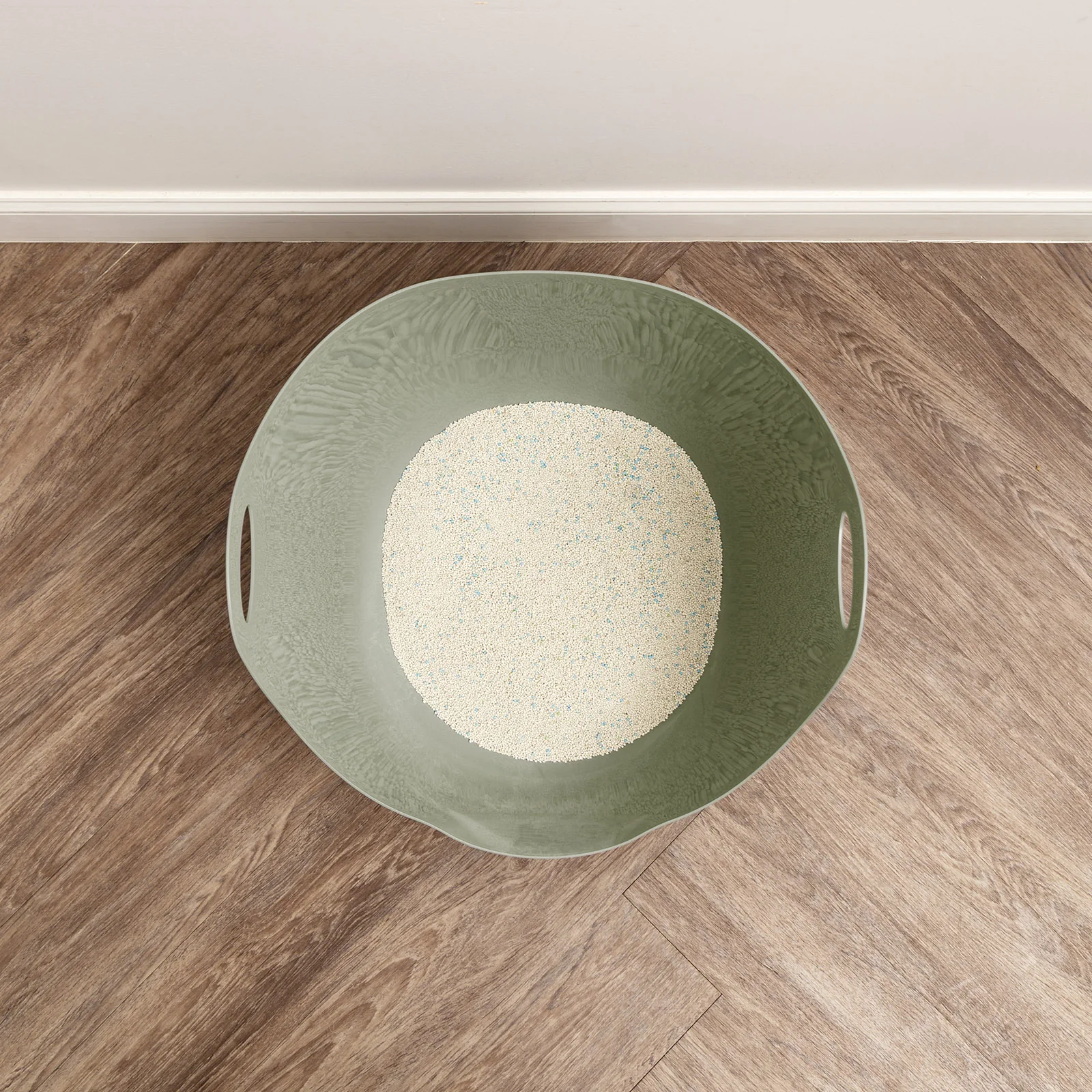 Flexi Cat Litter Pan with Handles and Pour Spout, Blue - Image 16