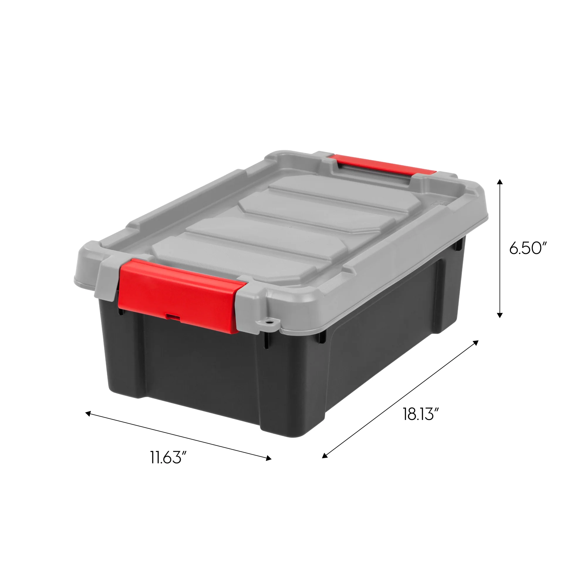 Heavy-Duty Durable Stackable Containers 3 Gallon 5 PK - Image 2