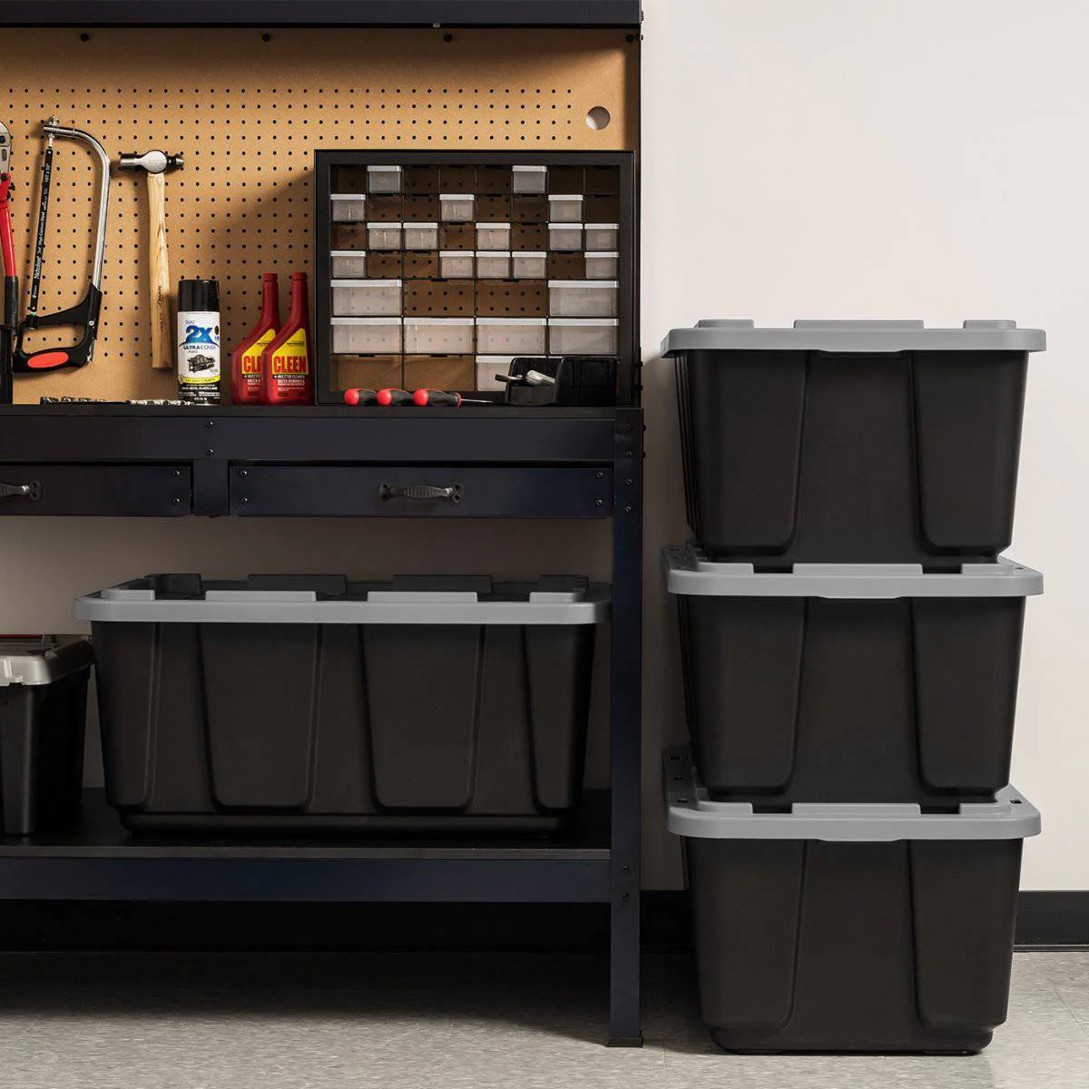 Heavy Duty Storage Bins 4 Pack - 27 gal. (108 qt.) - Image 14