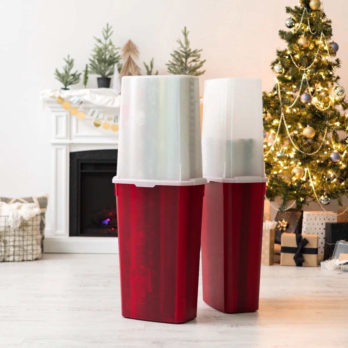 Holiday 40-inch Wrapping Paper Storage Box - Image 4