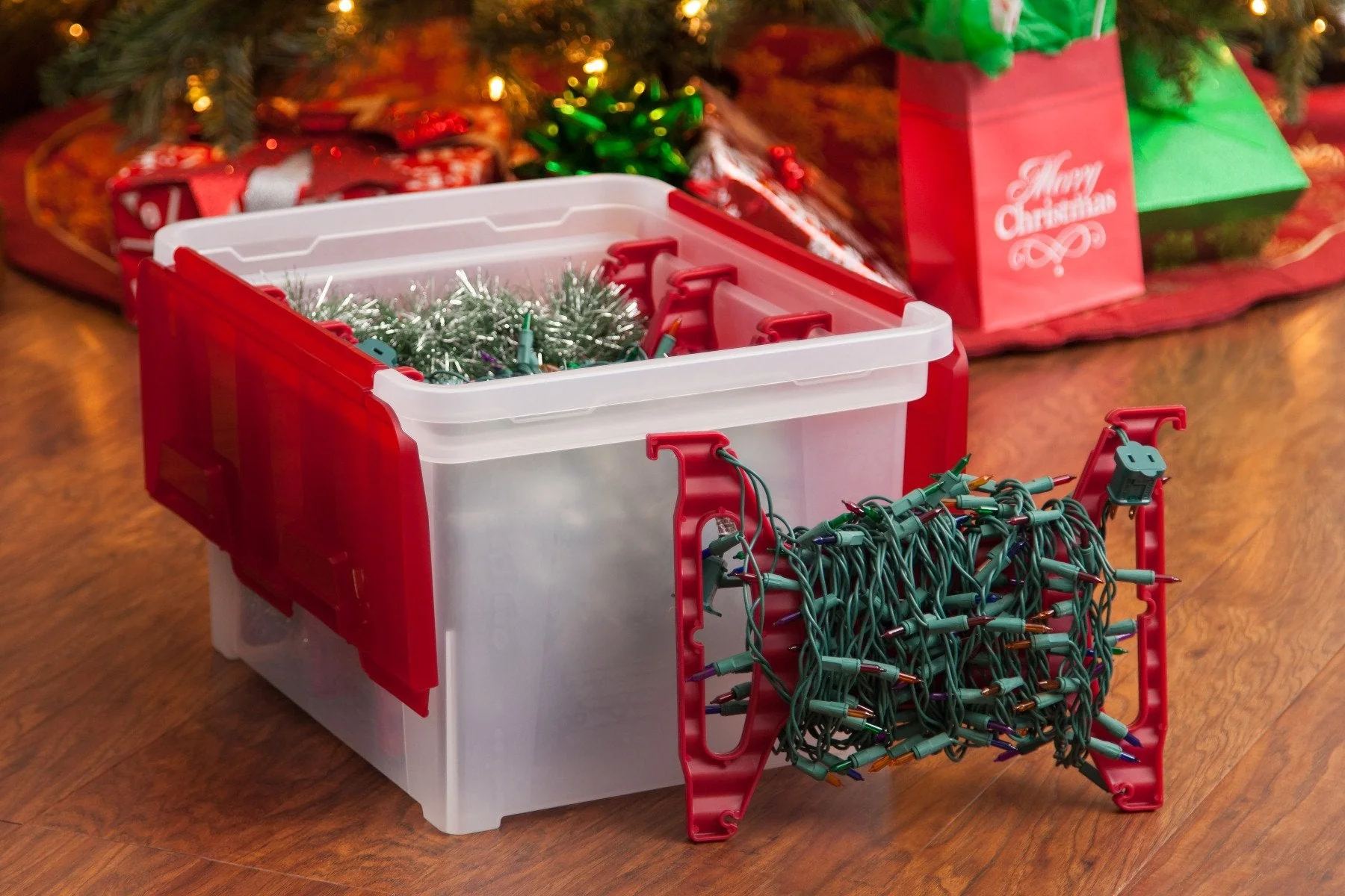 Holiday Light Wrap Storage Box - Image 11