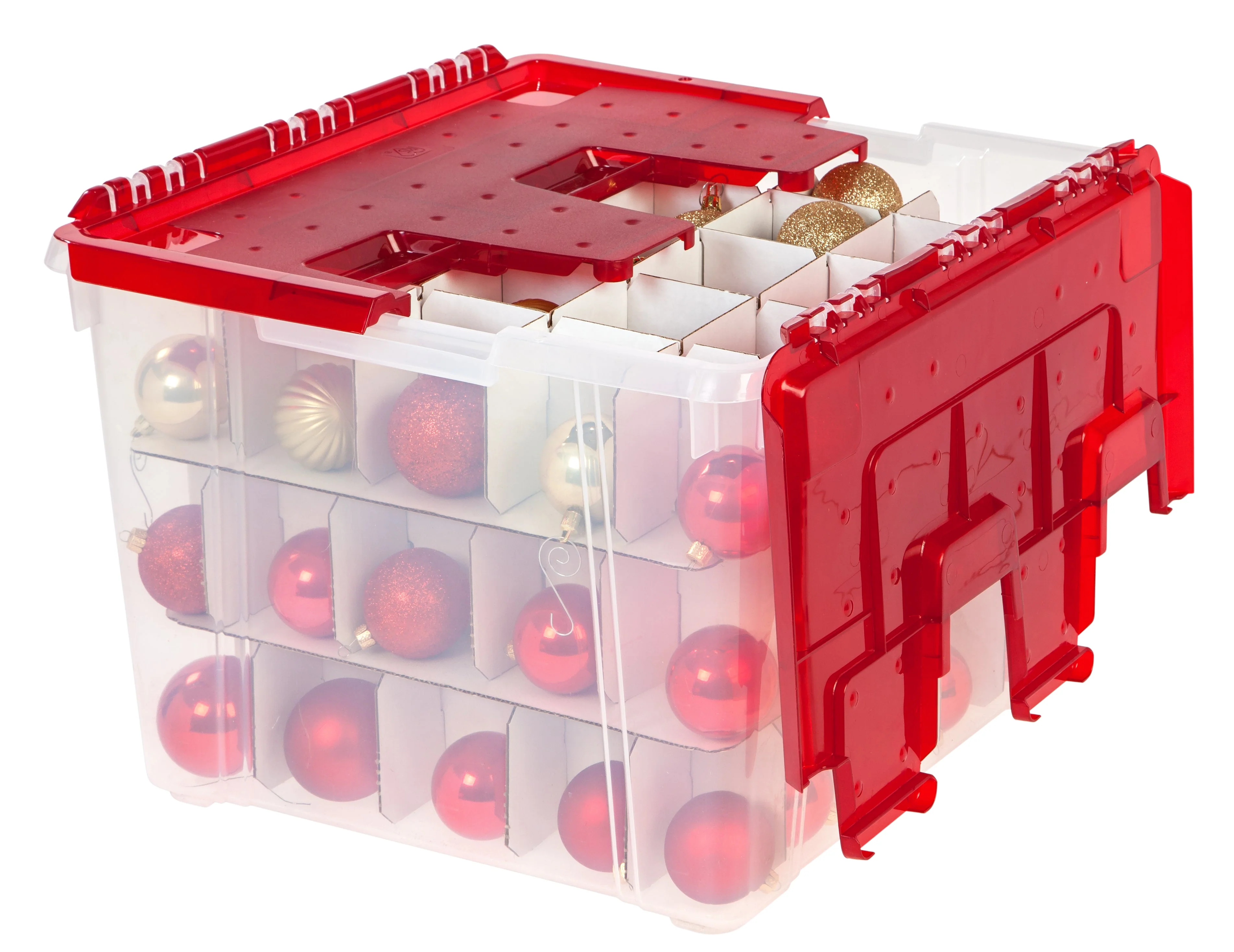 Holiday Ornament Wing-Lid Storage Box - 2 Pack - Image 3
