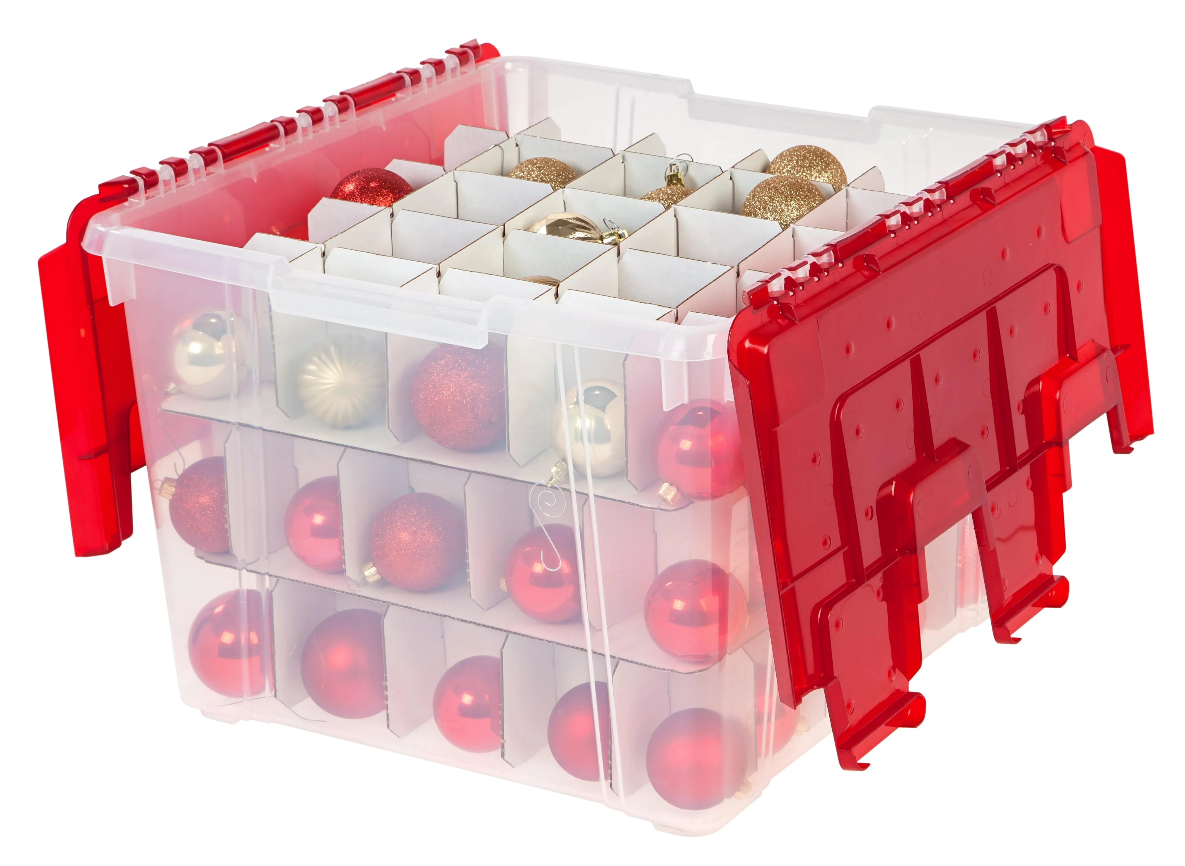 Holiday Ornament Wing-Lid Storage Box - 2 Pack - Image 4