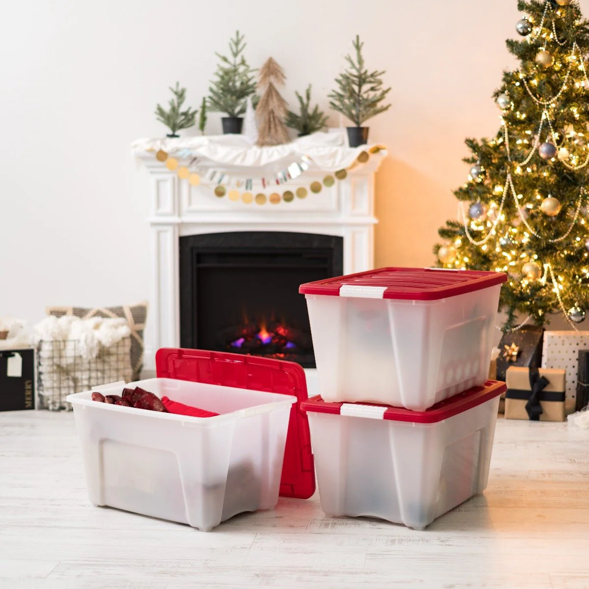 Holiday Stackable Storage Box - Image 3