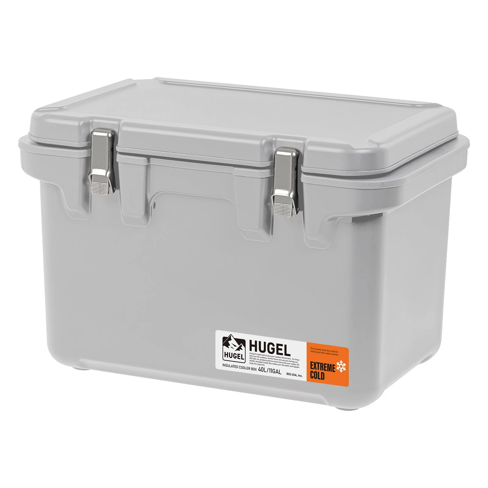 HUGEL 44QT Heavy Duty Lightweight Insulated Cooler with Stainless Steel Buckles - Image 12