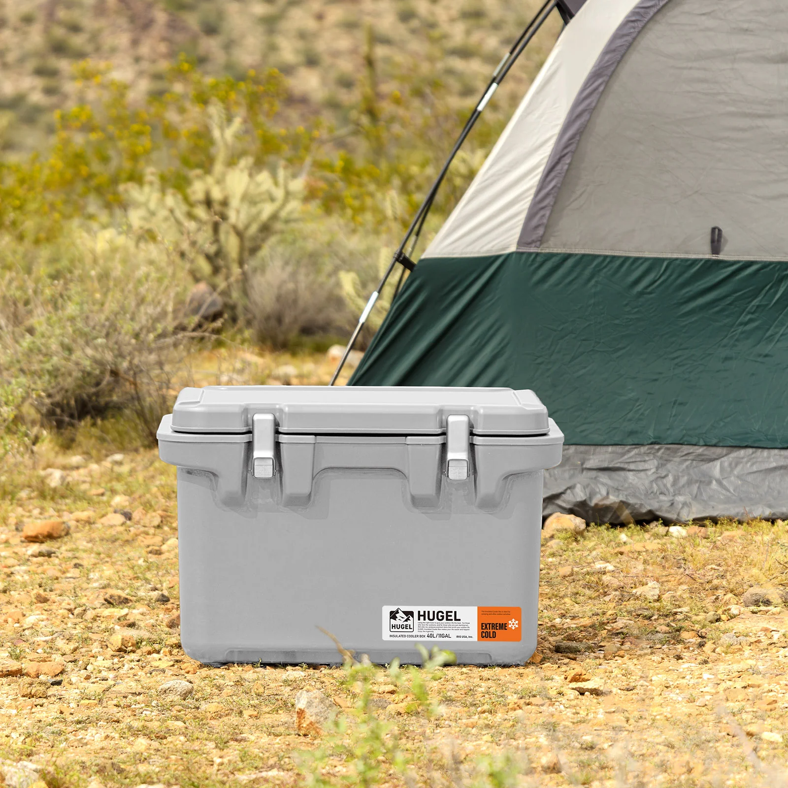 HUGEL 44QT Heavy Duty Lightweight Insulated Cooler with Stainless Steel Buckles - Image 19