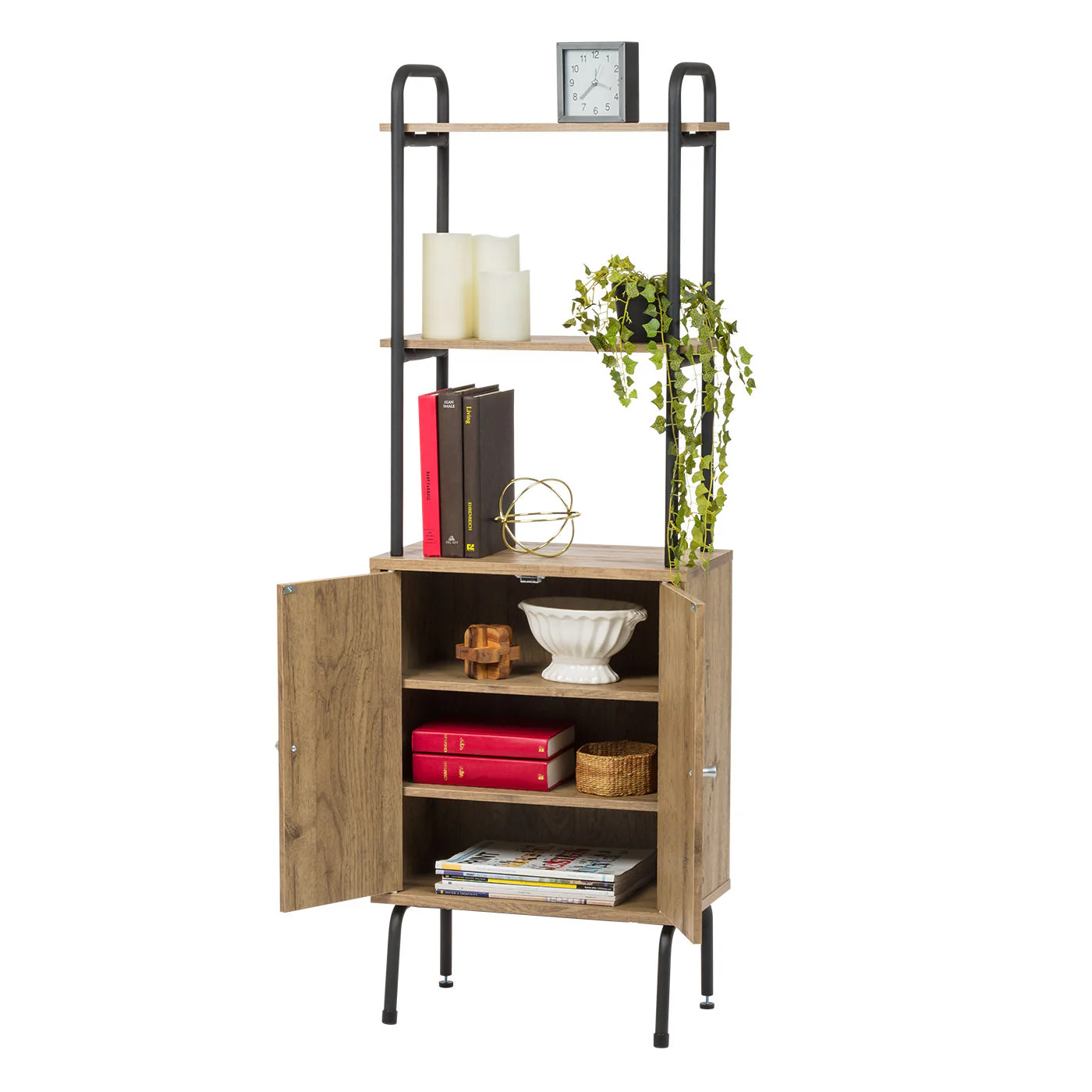 Industrial Series for Small Spaces Cabinet Wood - Image 3