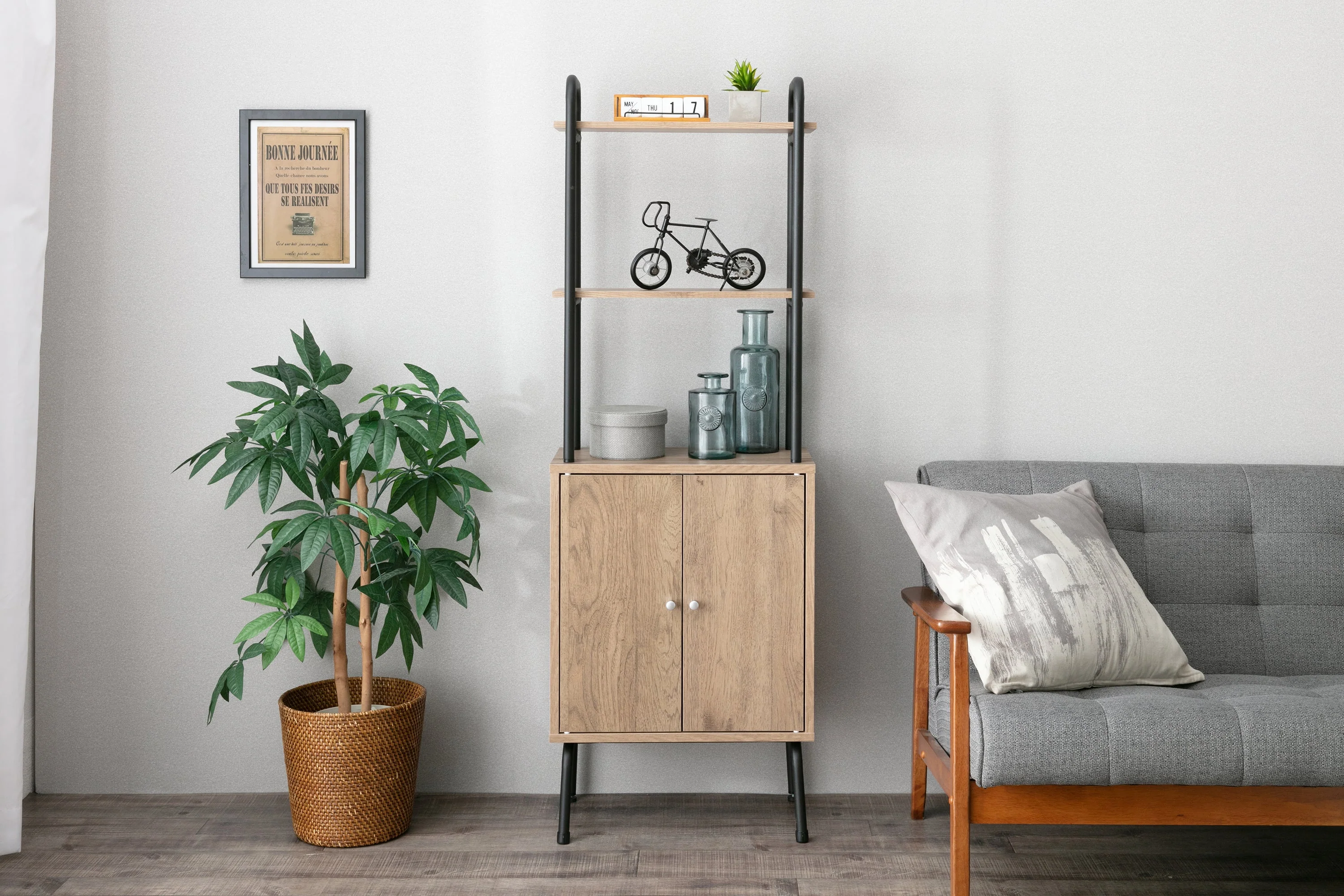 Industrial Series for Small Spaces Cabinet Wood - Image 5