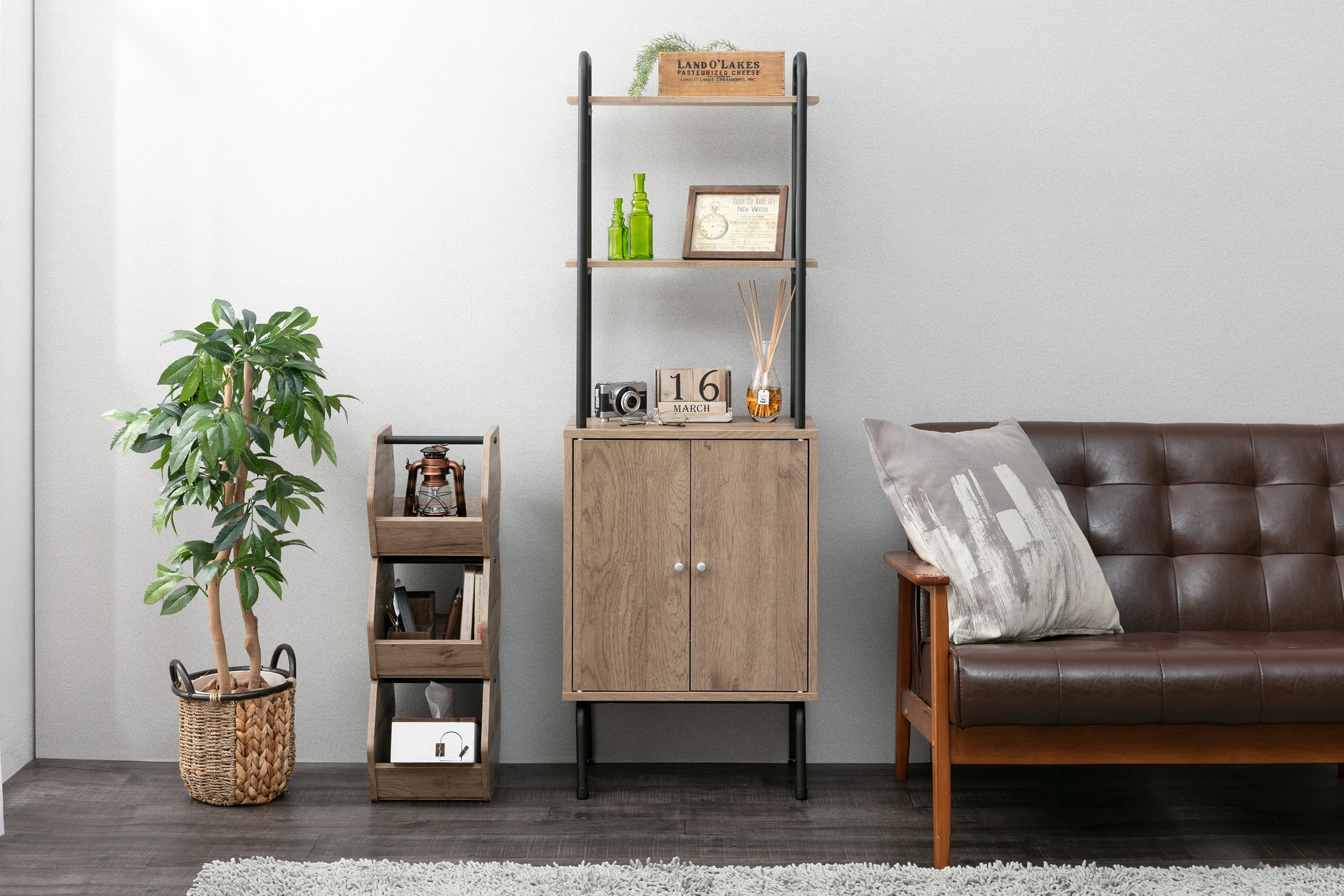 Industrial Series for Small Spaces Cabinet Wood - Image 9