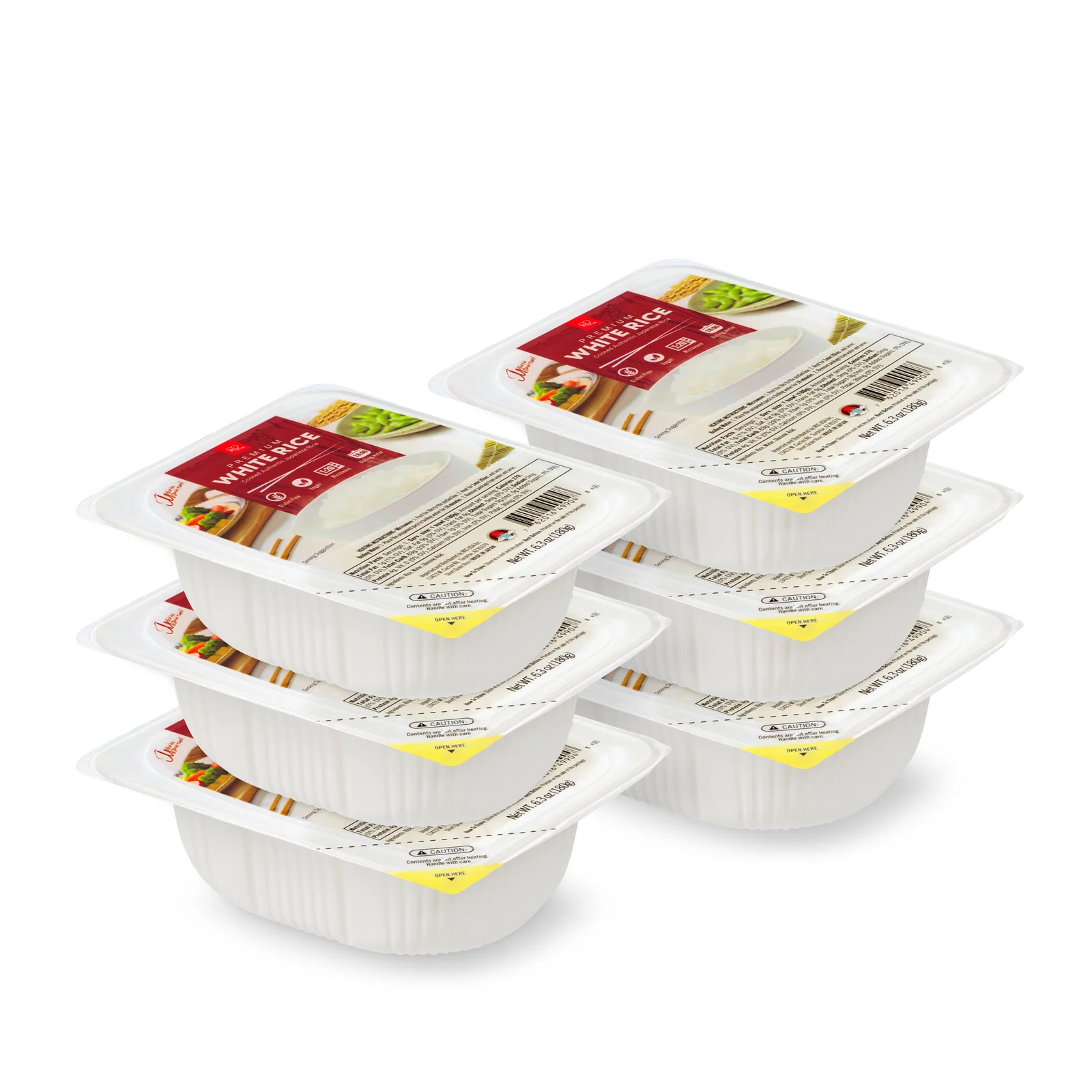 Instant Microwavable White Rice, Gluten Free Vegan, 6PK, 24PK - Image 2