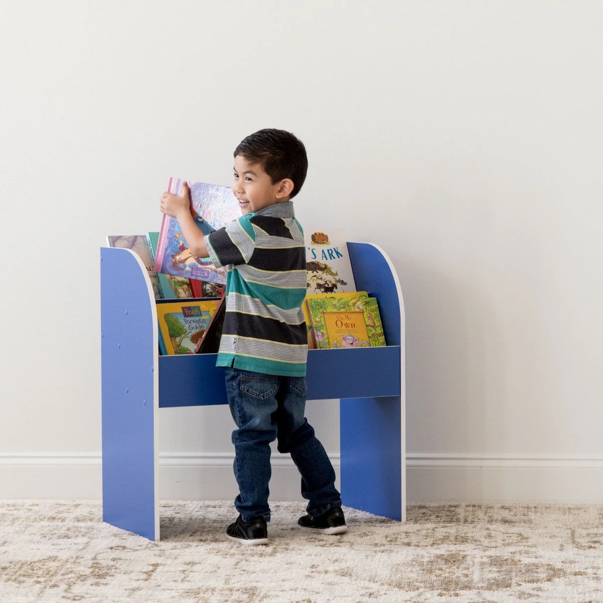 Kids Wooden Bookshelf - Image 11