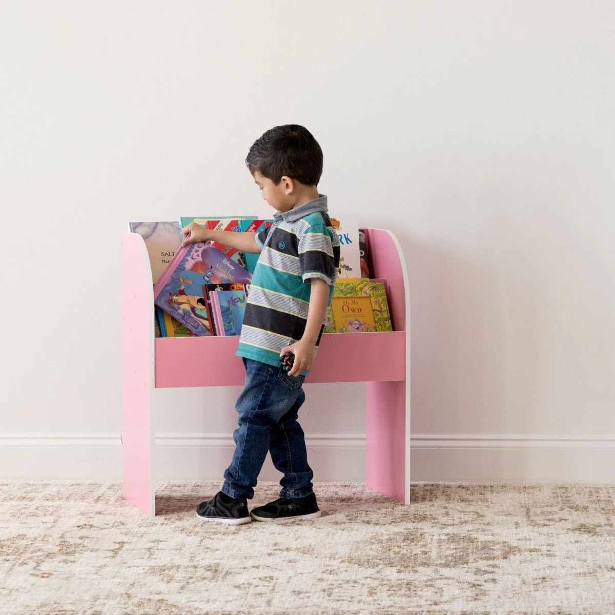 Kids Wooden Bookshelf - Image 6