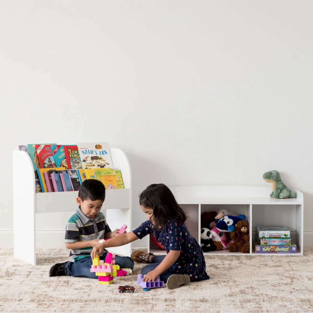 Kid's Wooden Storage Bench - Image 4