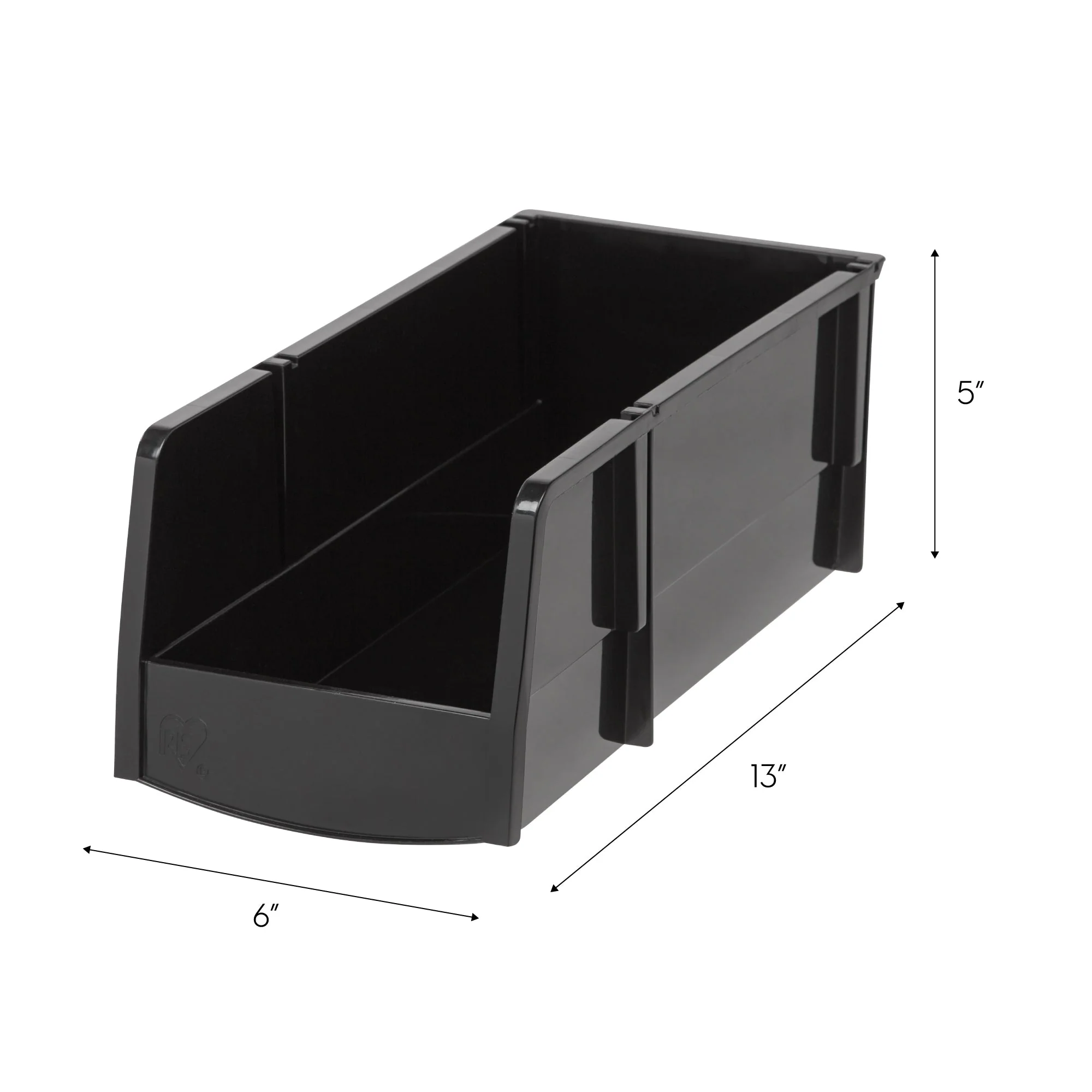 Large Bin, 8 Pack, Black - Image 7