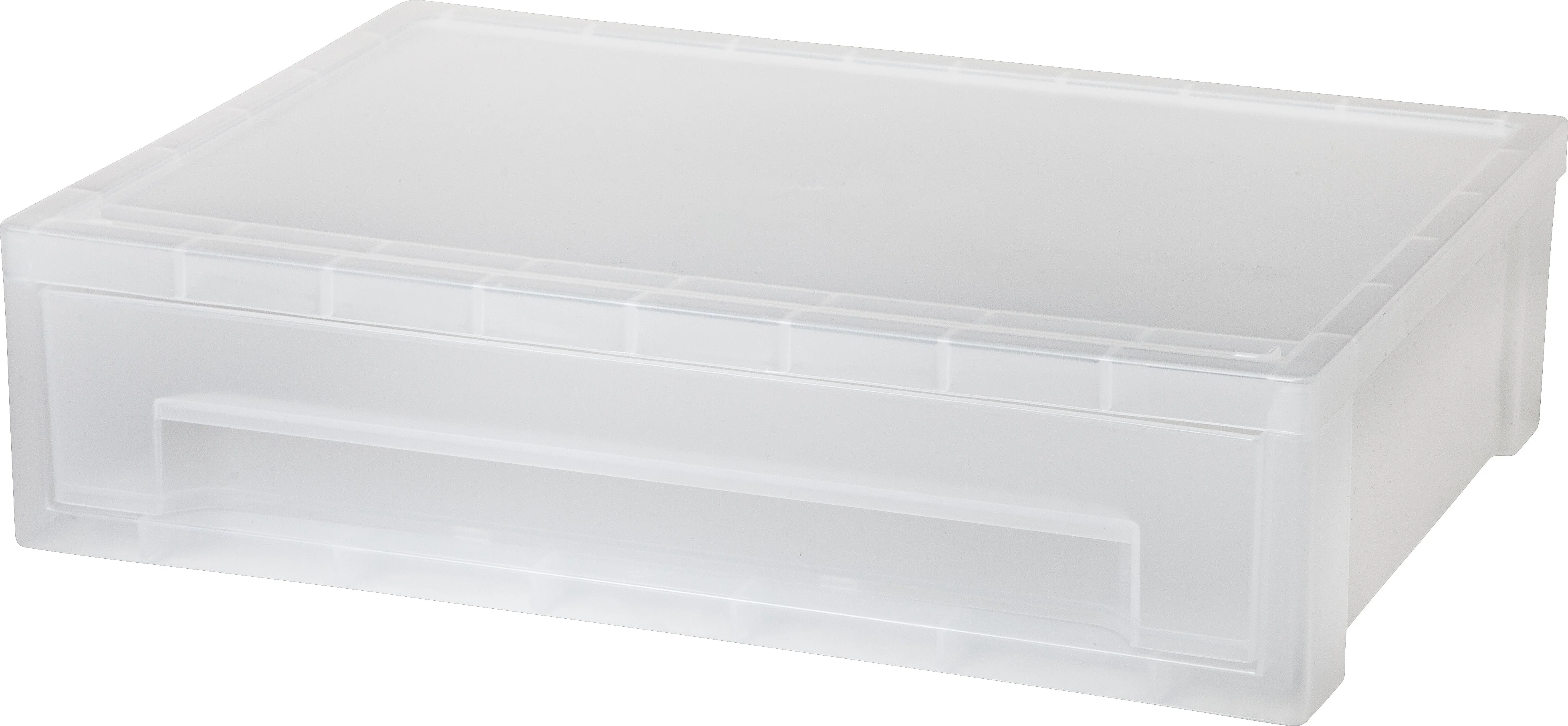 Large Desktop Stacking Drawer, 6 Pack, Clear - Image 10