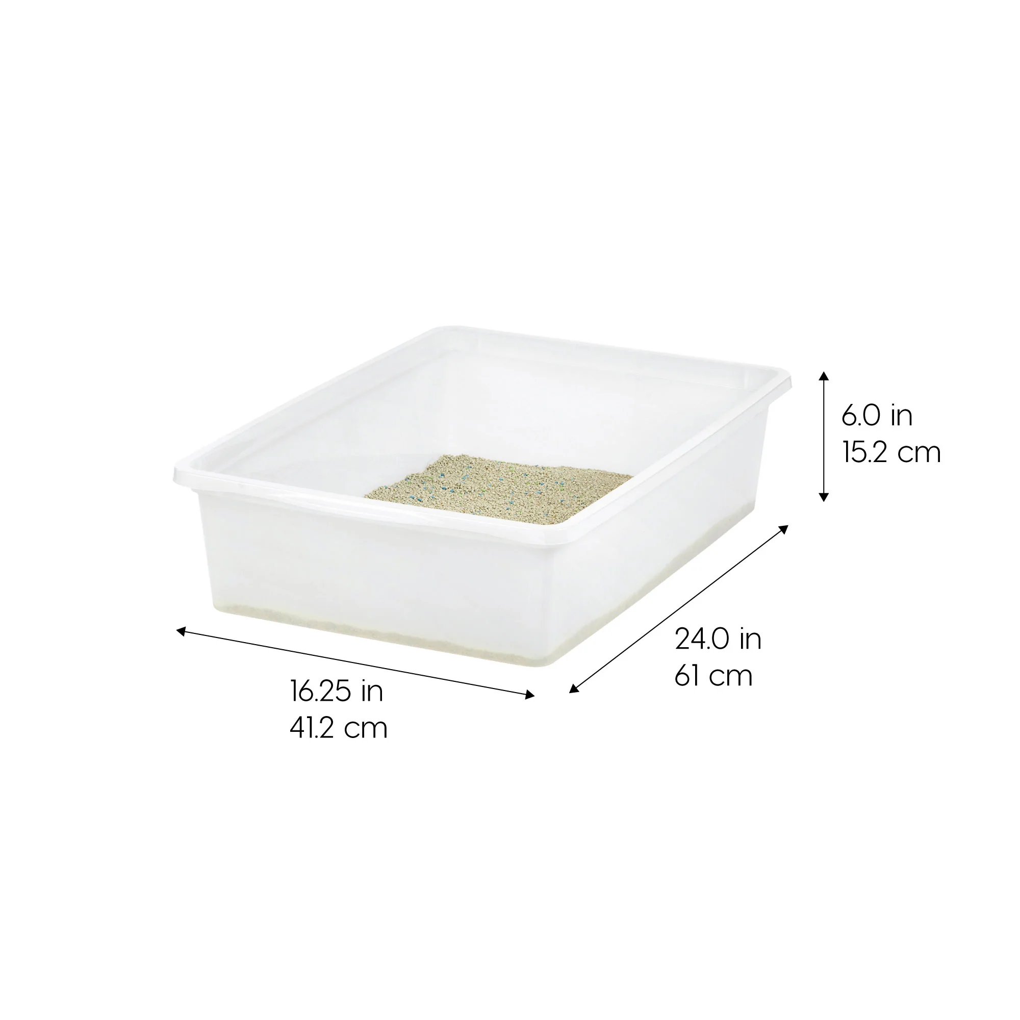 Large Open Top Cat Litter Tray - Image 3