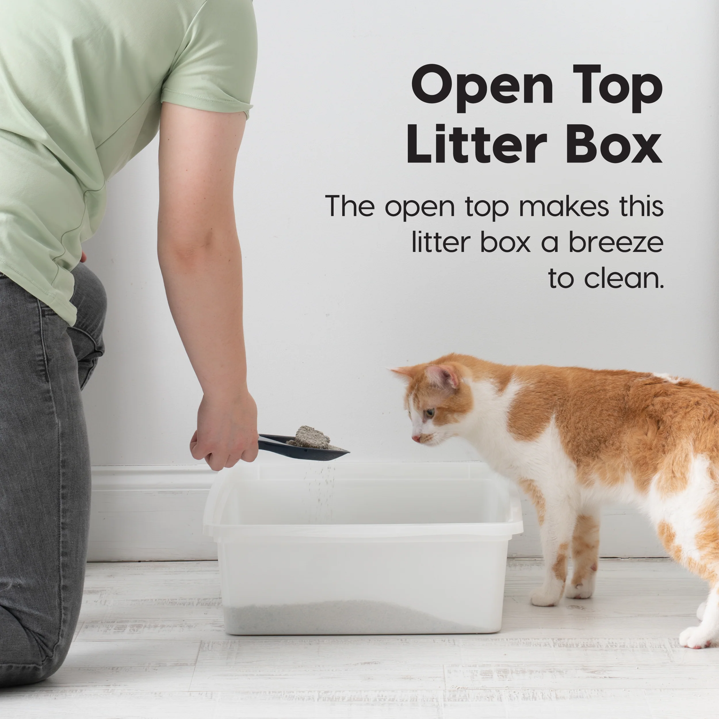 Large Open Top Cat Litter Tray - Image 6